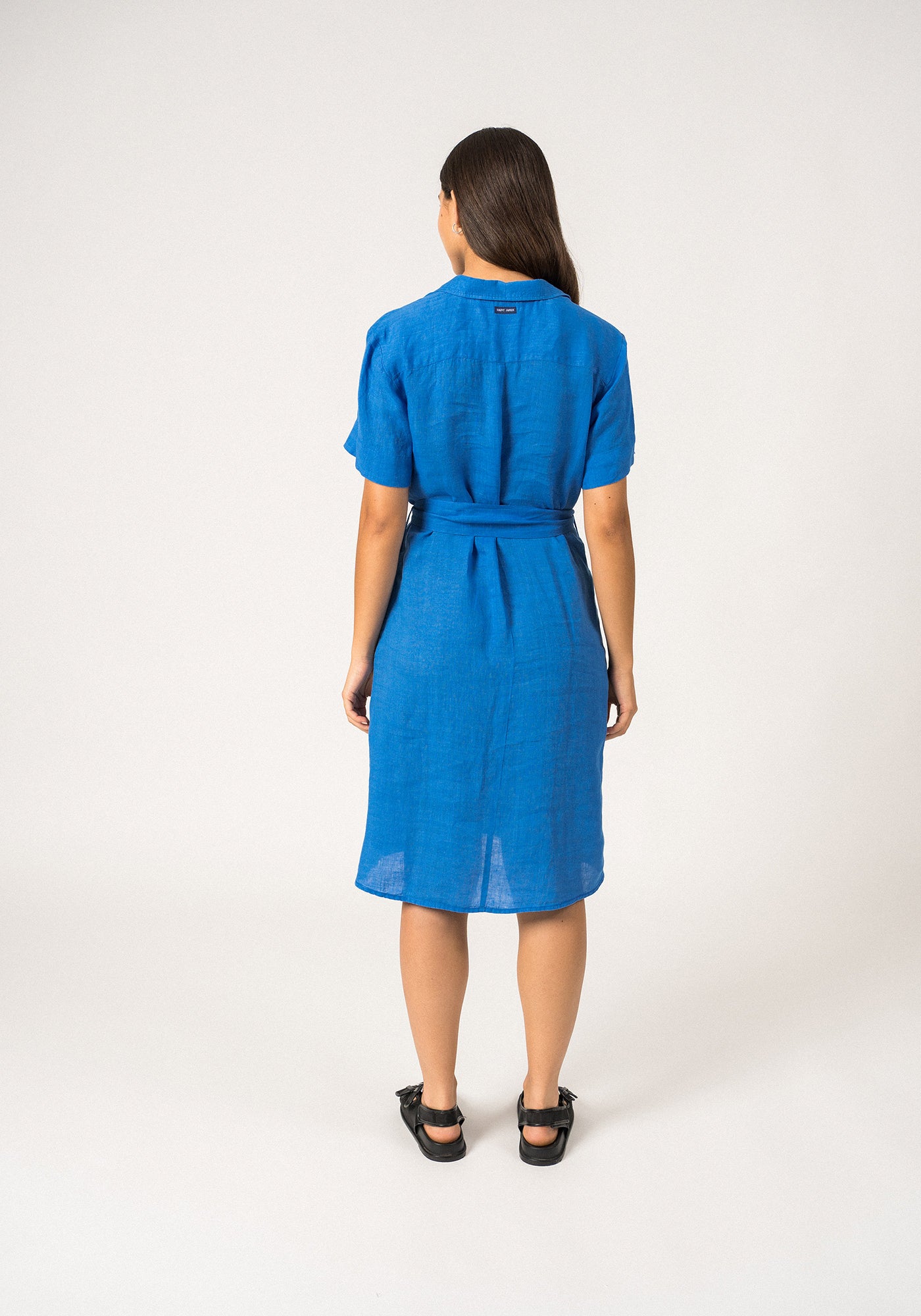 Christine Shirt Dress (MER BLUE)