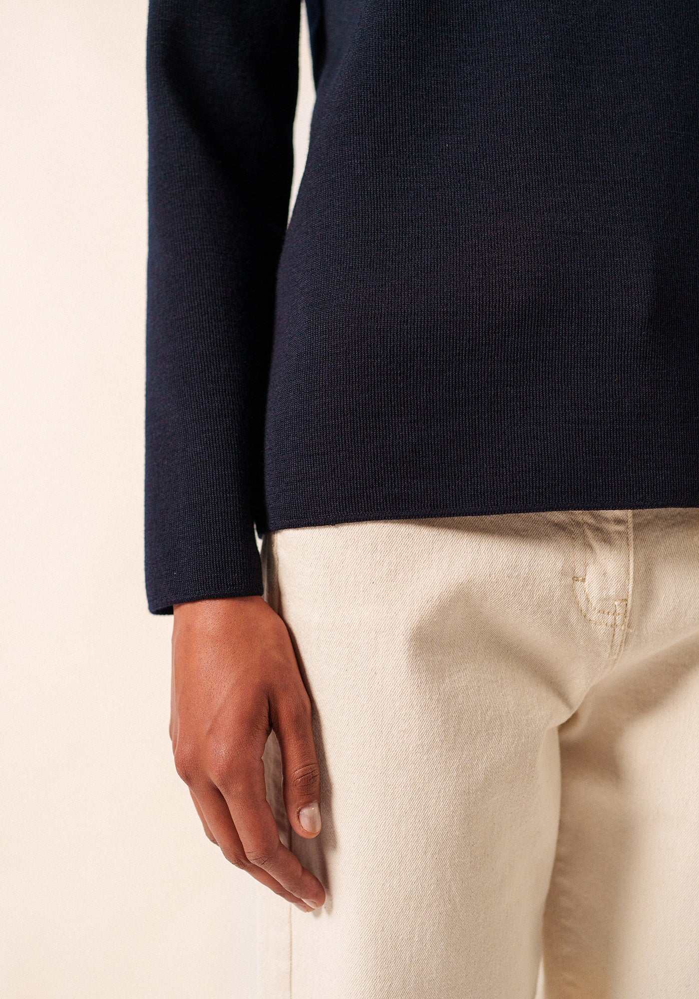 BREGANCON Breton Sweater (NAVY)