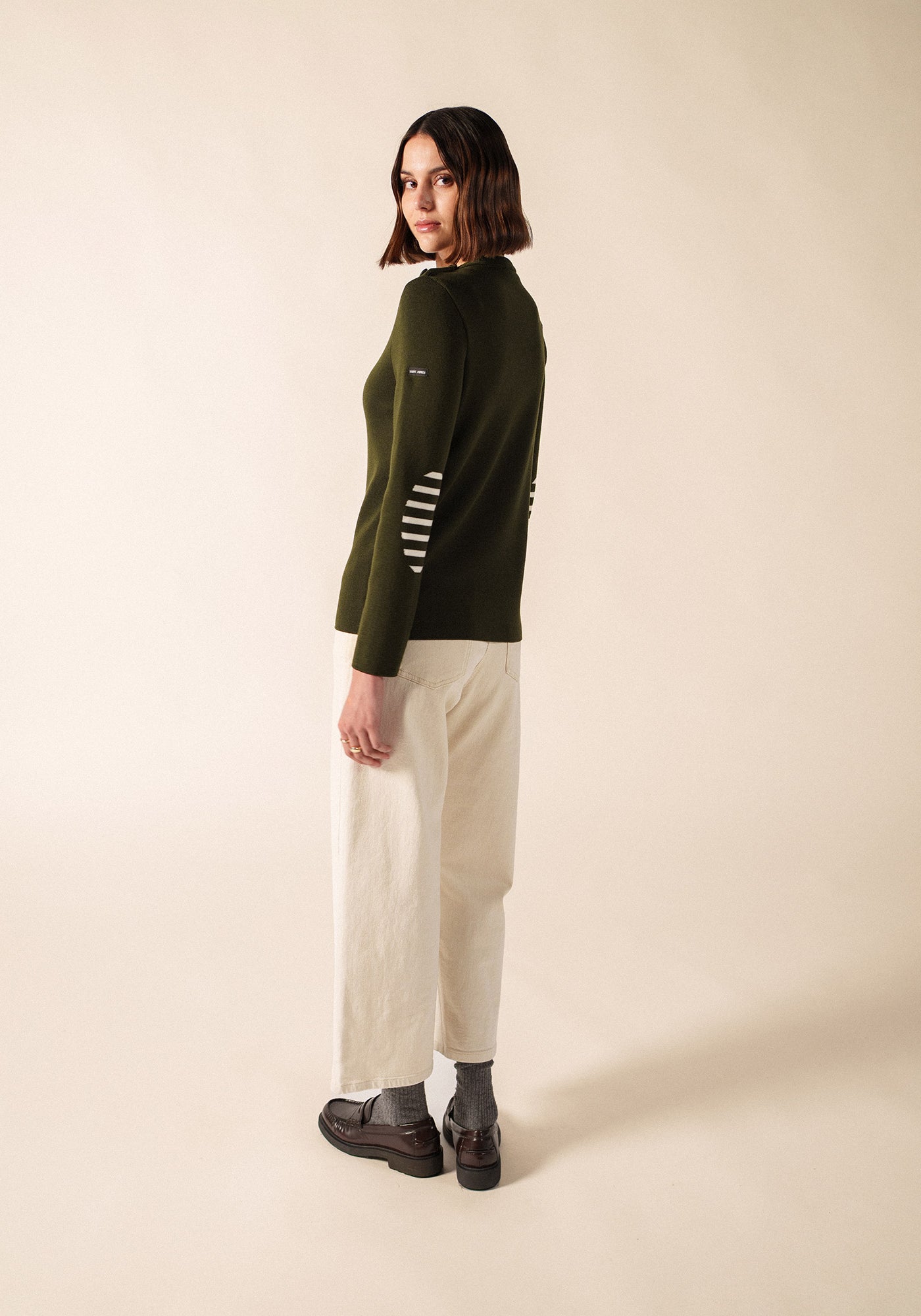 BREGANCON Breton Sweater (MOSS GREEN)