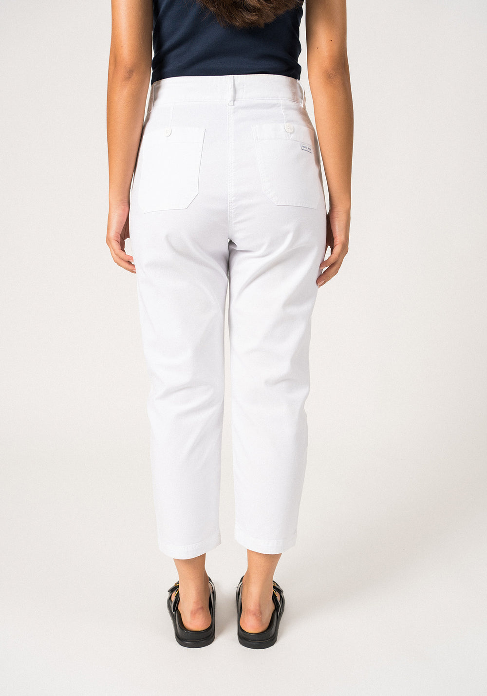 Salome Mom-Fit Pants (WHITE)