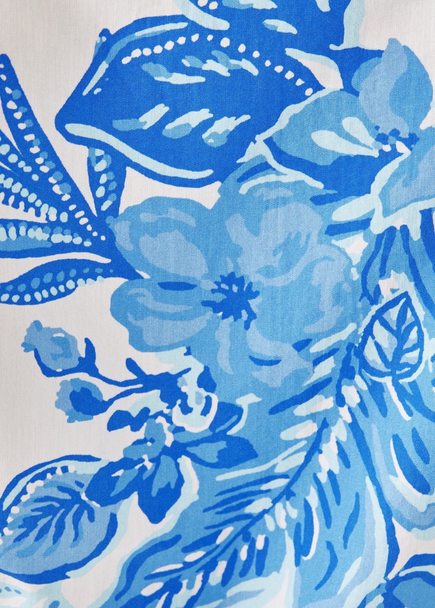 Shirt Dress - LEONIE Soleil Azur Blue - Lilly Pulitzer • Saint