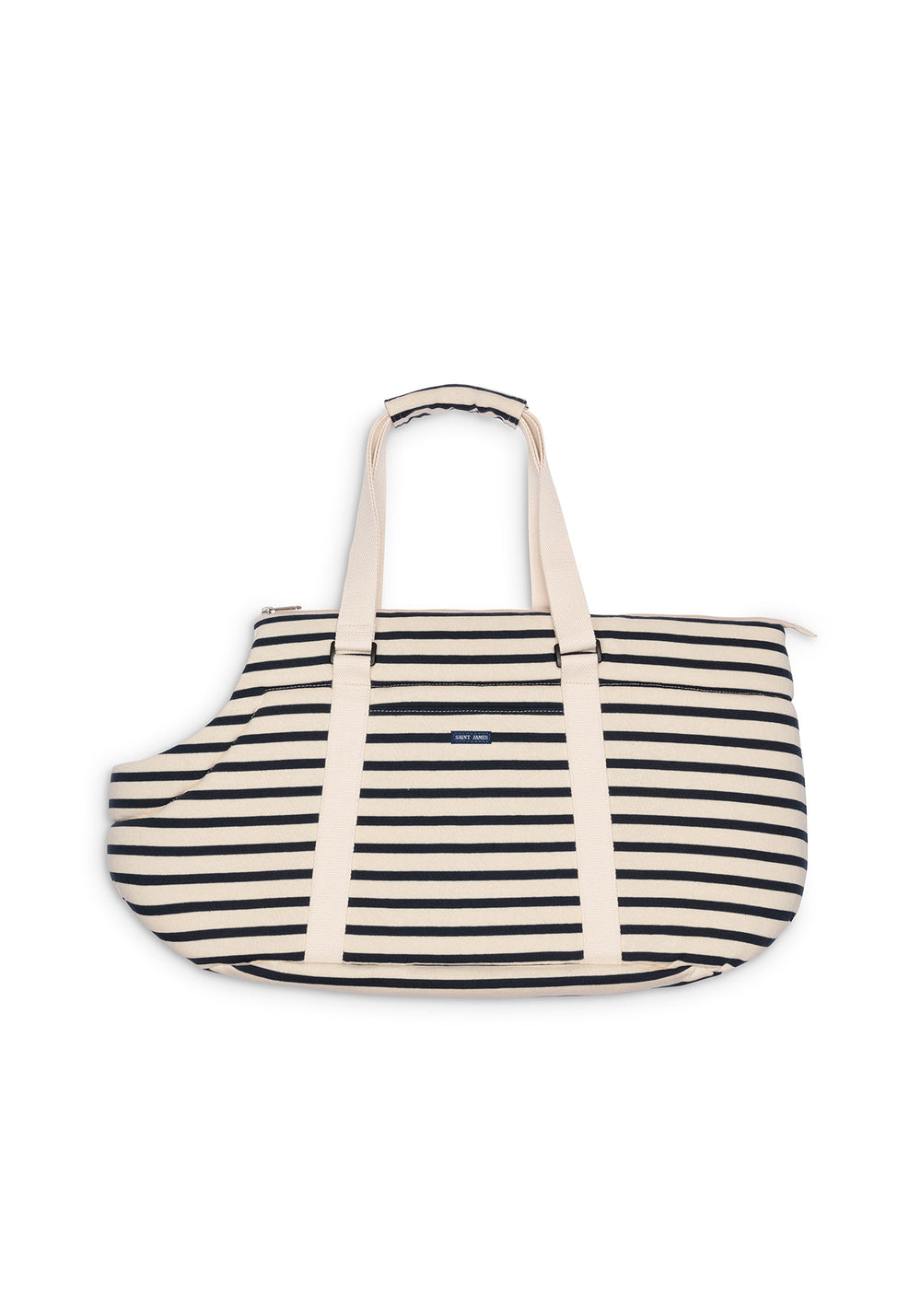 Parisian Pup Travel Bag (ECRU / NAVY)