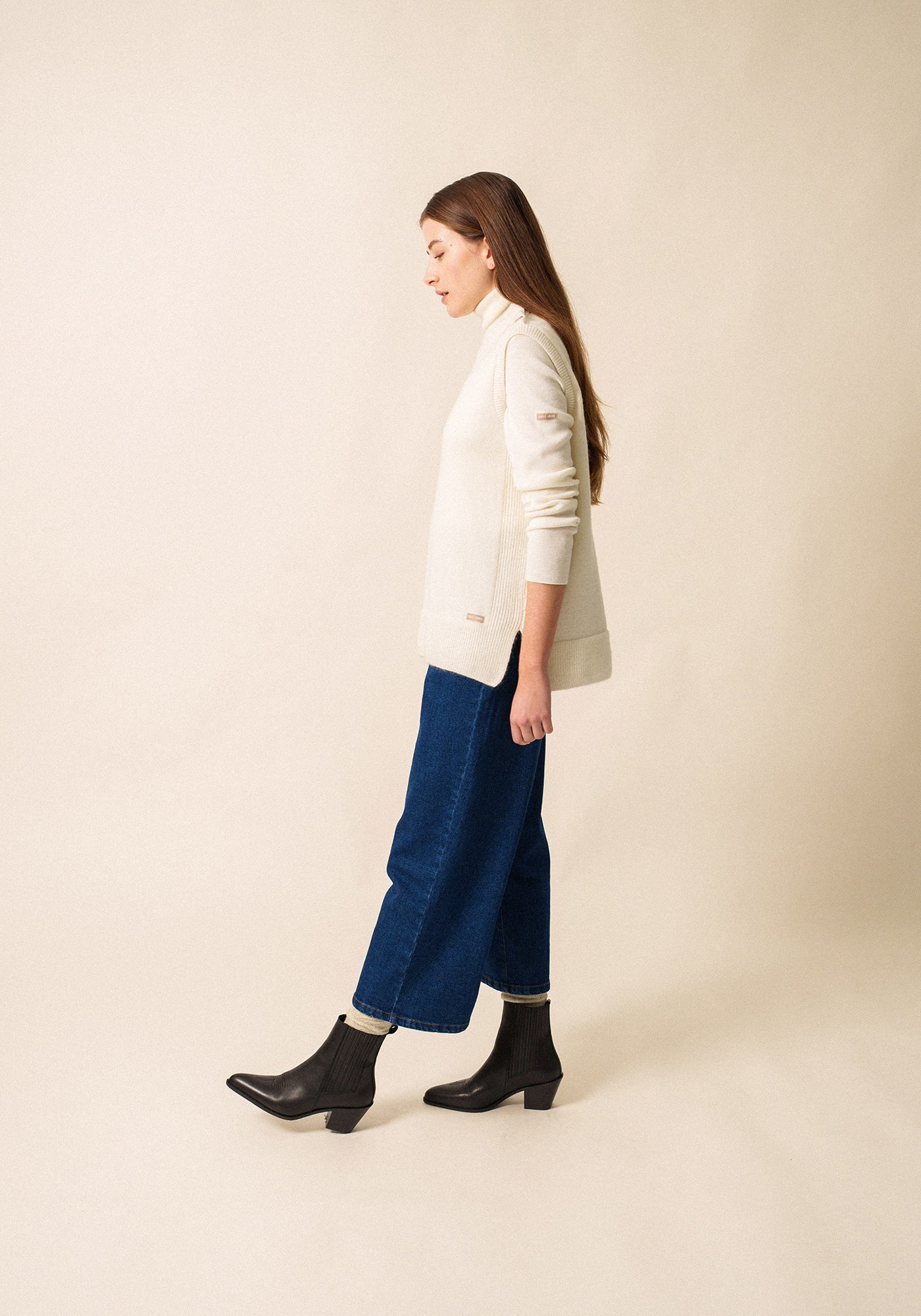 La Clusaz Mohair Vest (WINTER WHITE)