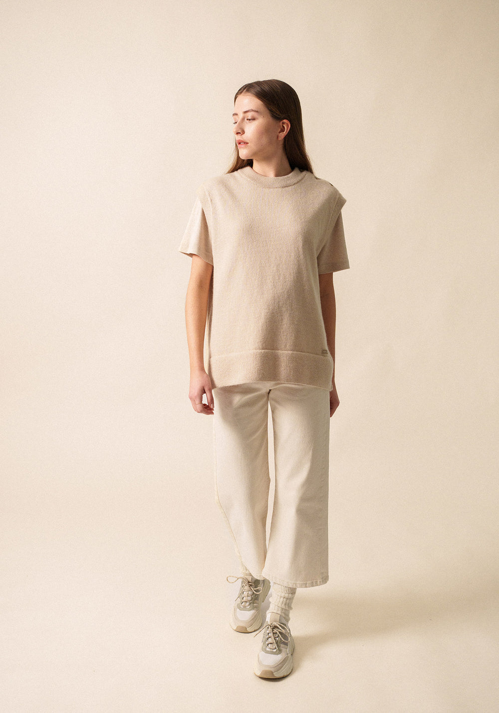 La Clusaz Mohair Vest (BEIGE)