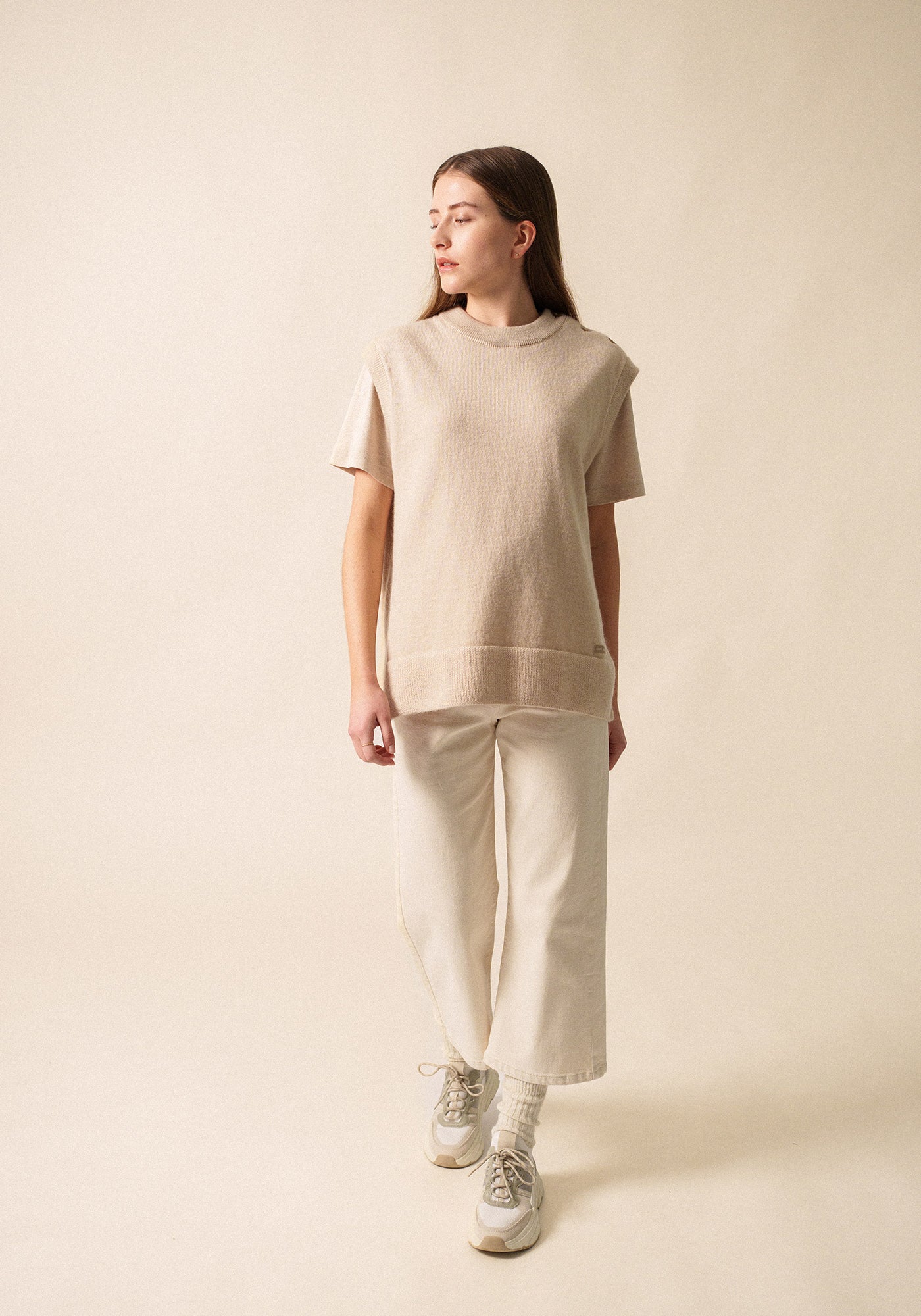 La Clusaz Mohair Vest (BEIGE)