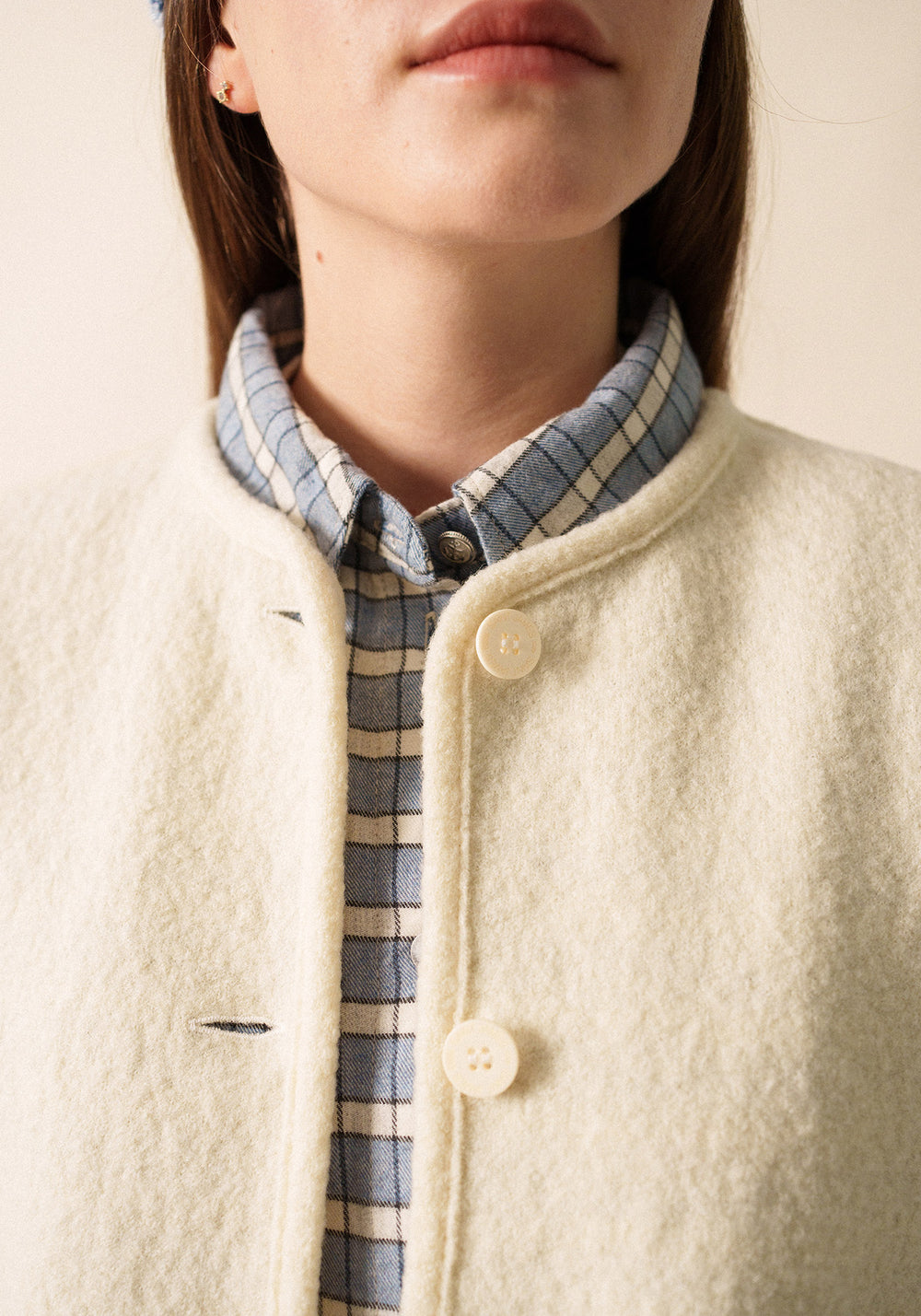 Jura Boiled Wool Vest (WINTER WHITE)