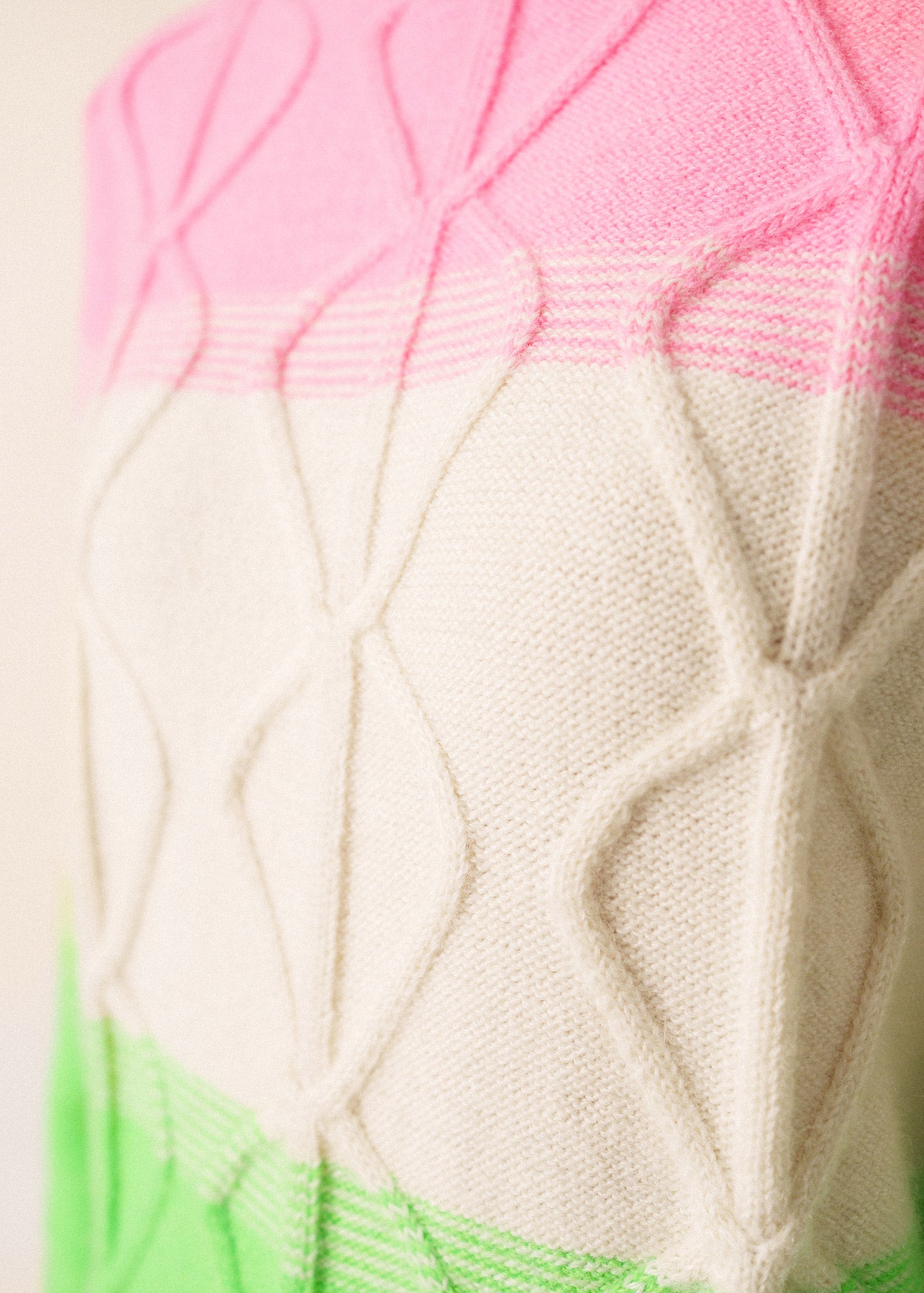 Women's Mohair Sweater with Cable Knit Detail | Saint James
