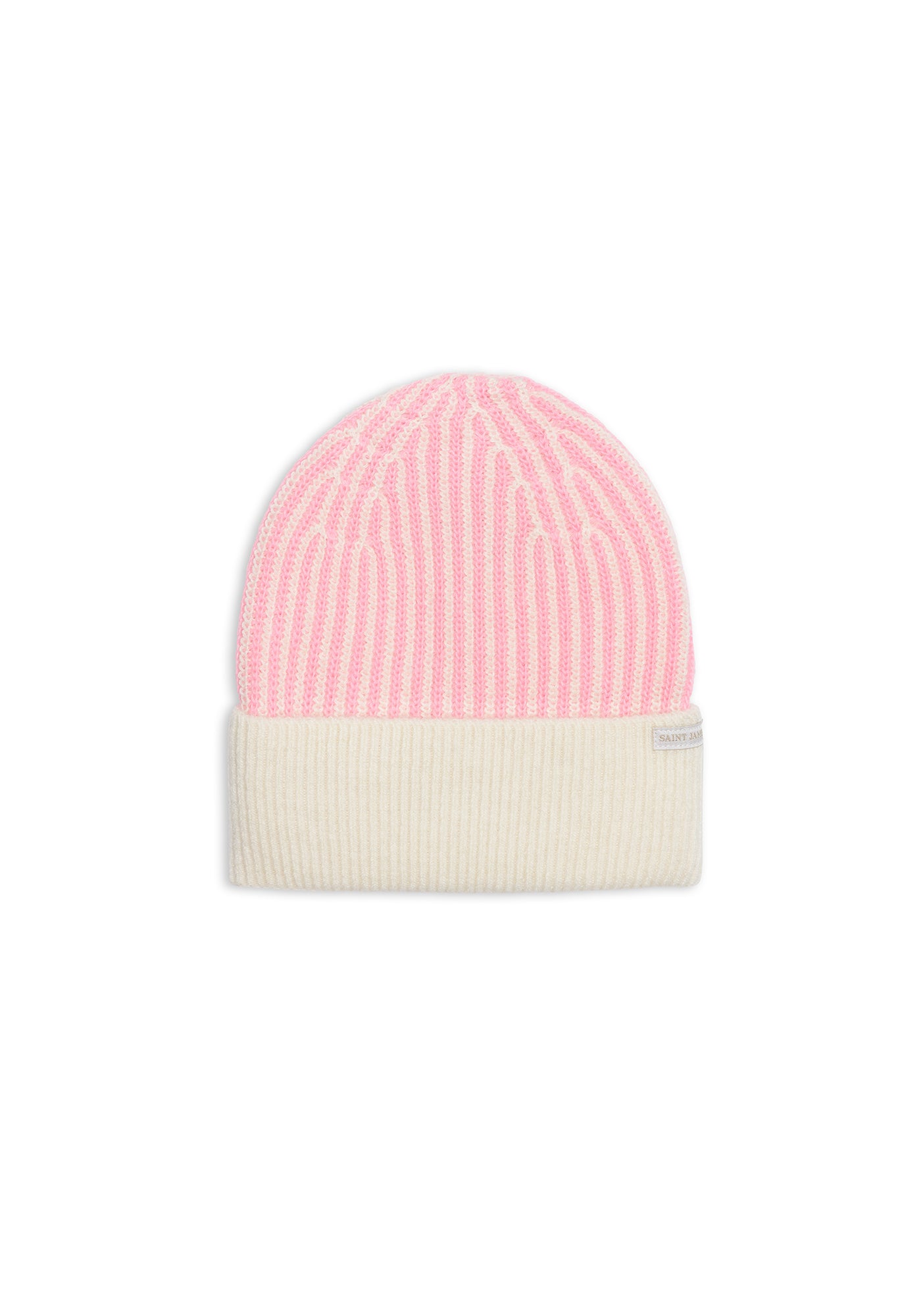 Courchevel Beanie (WINTER WHITE / BRIGHT PINK)