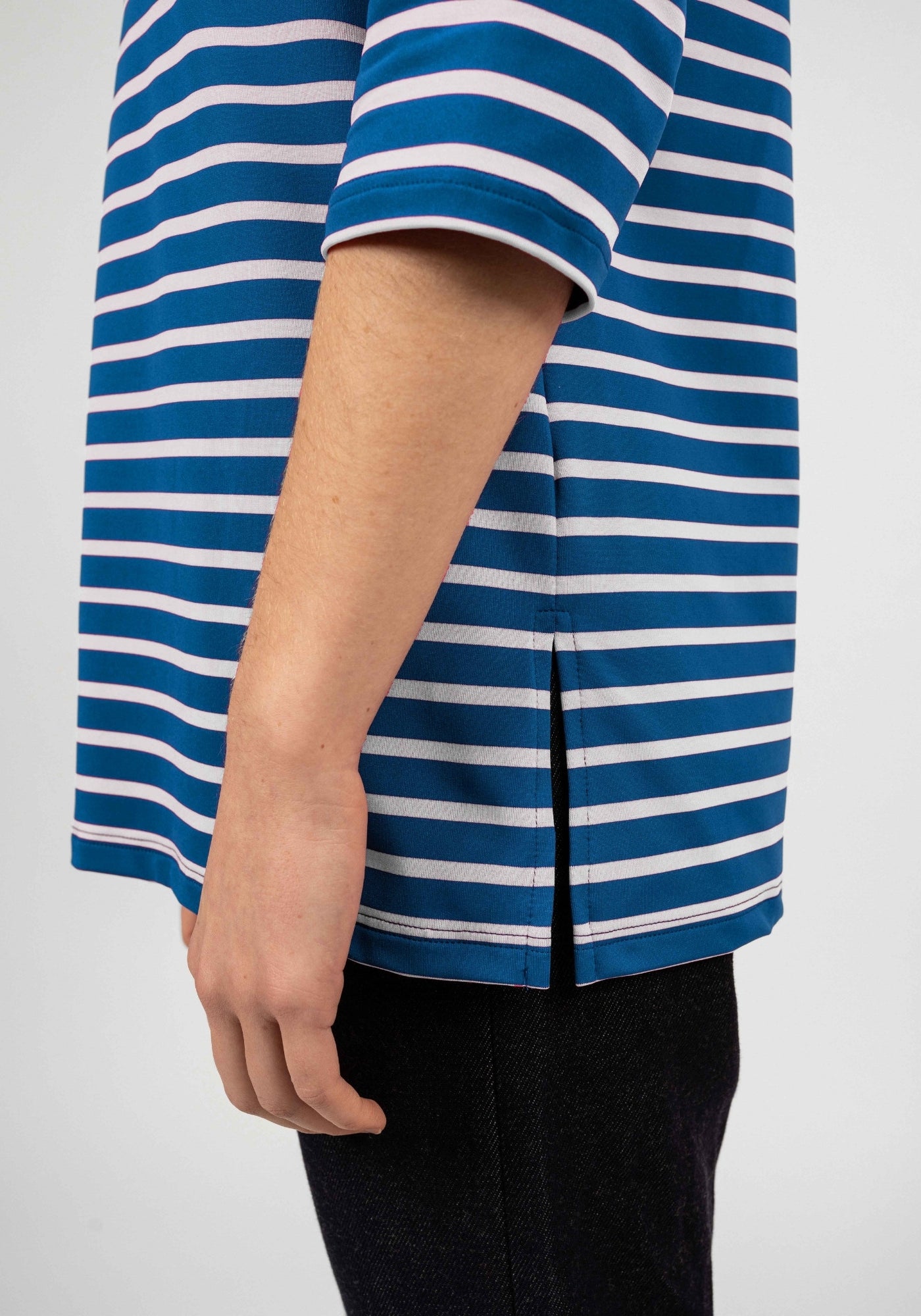 Phare Anti-Uv Striped Tunic (DEEP TEAL / IVORY)