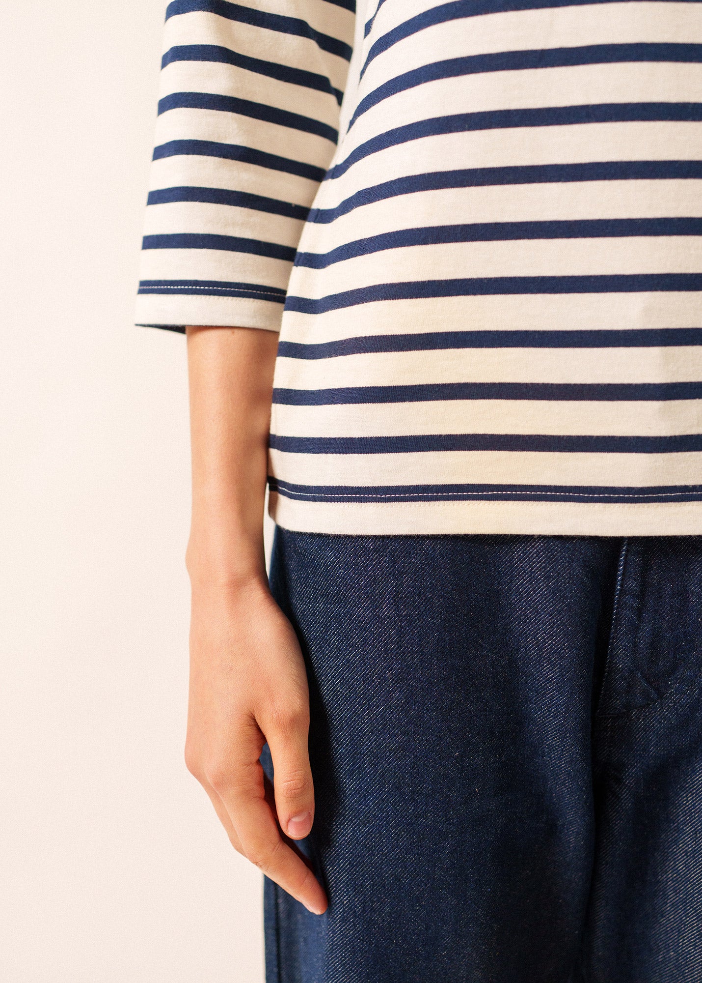 Breton Striped Top - ¾ Sleeve - Saint James • Saint James USA