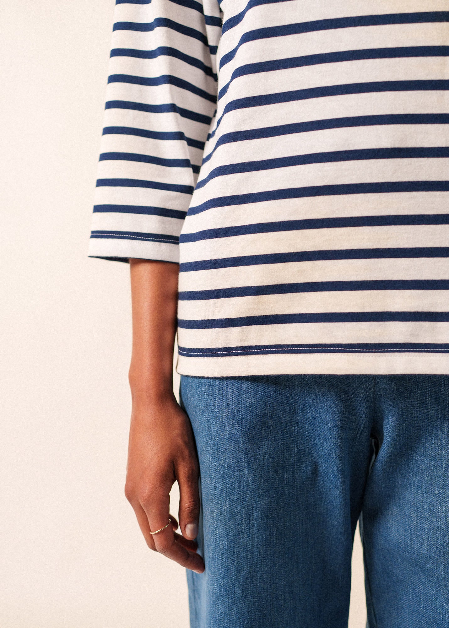 Breton Tops With 3/4 Sleeves • Saint James USA