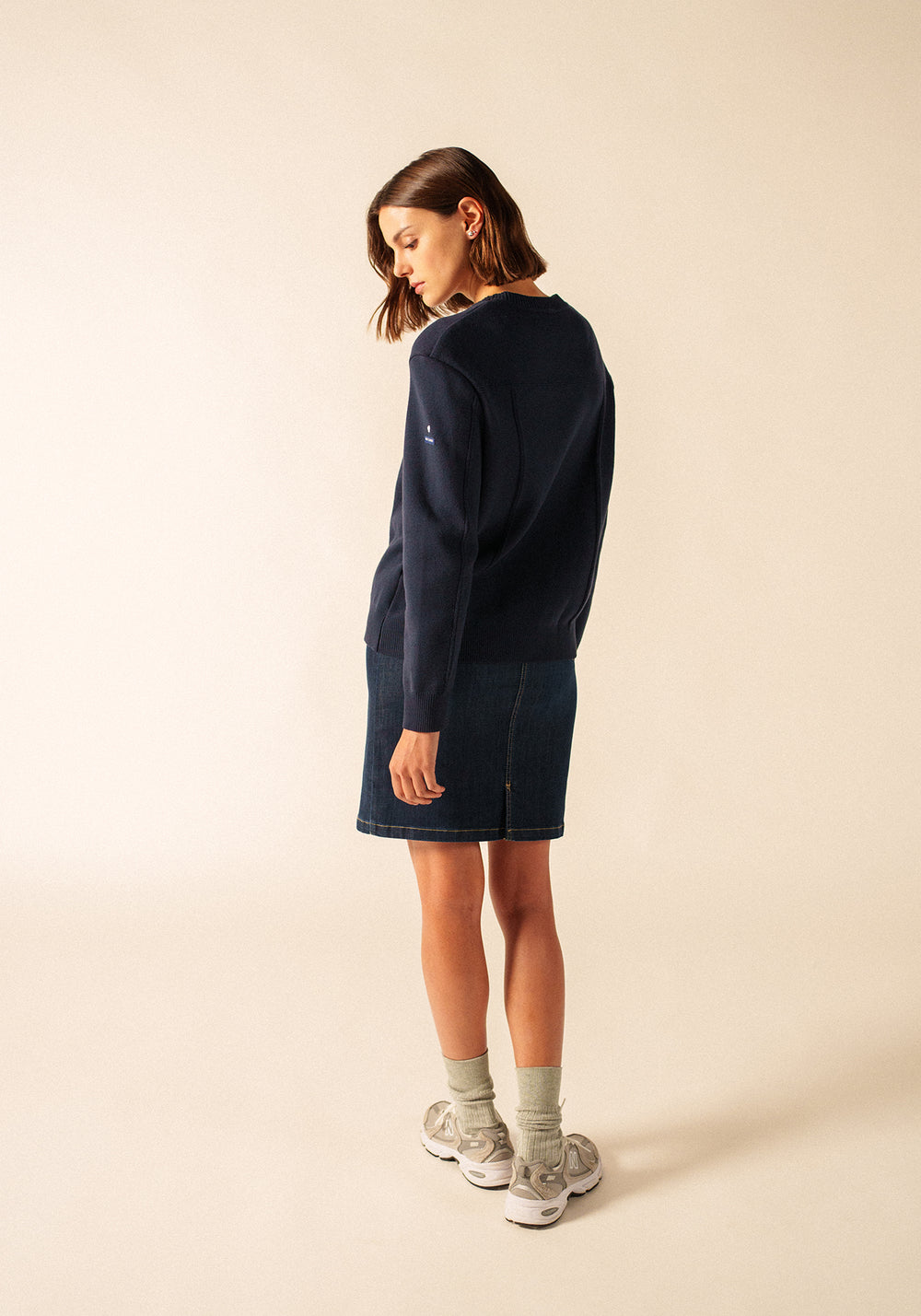 Graphic Sweater x Guillaume Larquemain (NAVY)