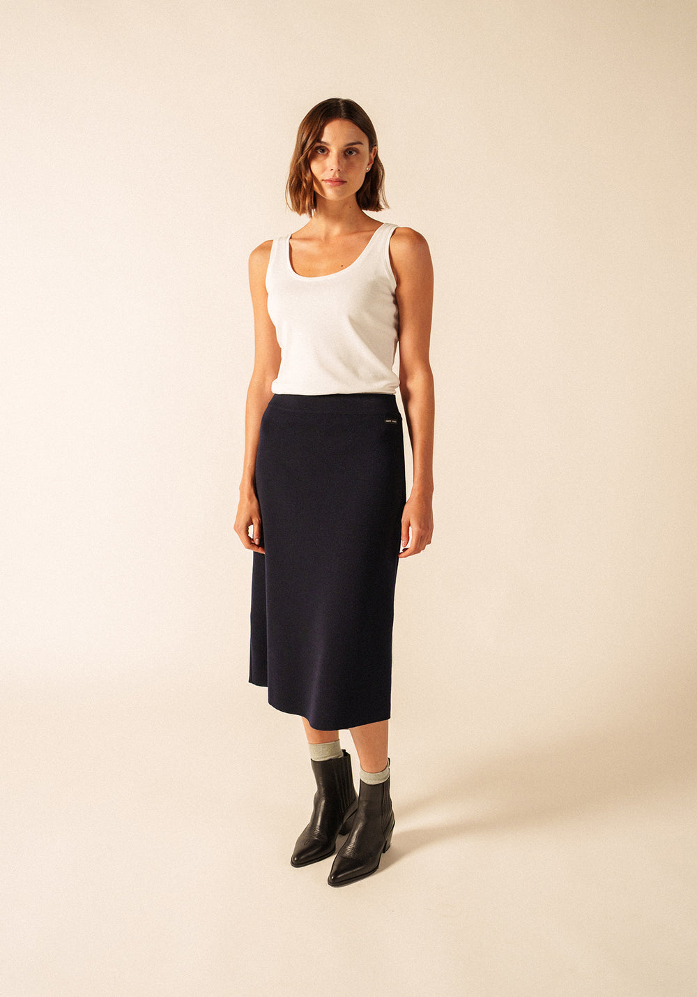 Cabestan Skirt x Isabelle Ballu (NAVY)