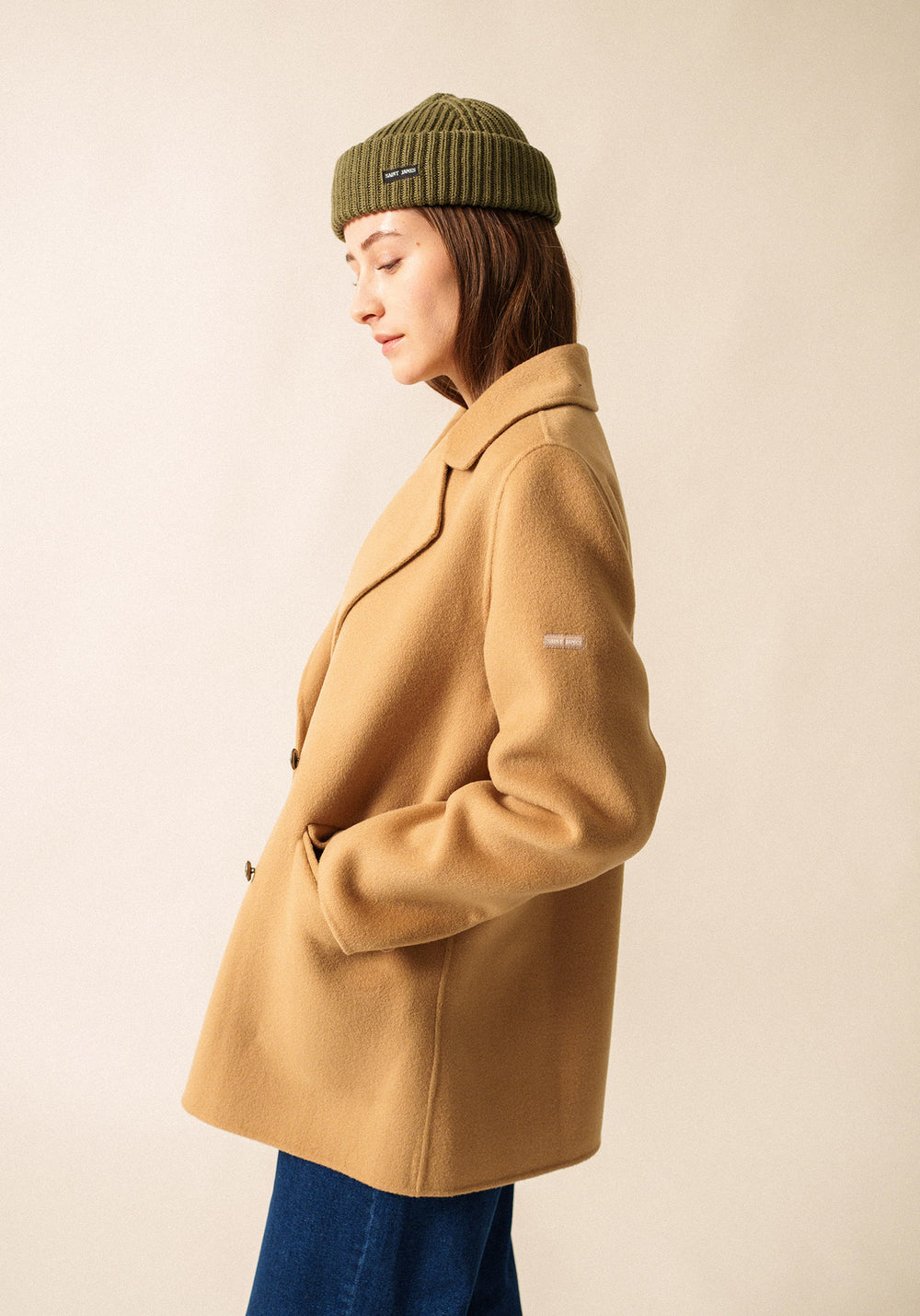 St Elina Peacoat (DARK BEIGE)