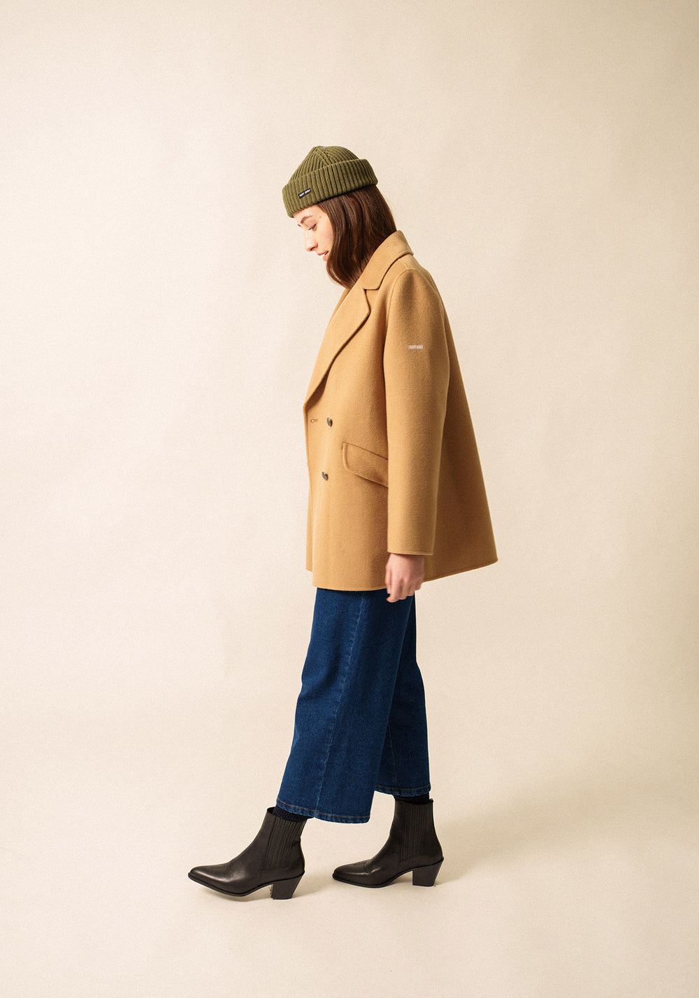 St Elina Peacoat (DARK BEIGE)