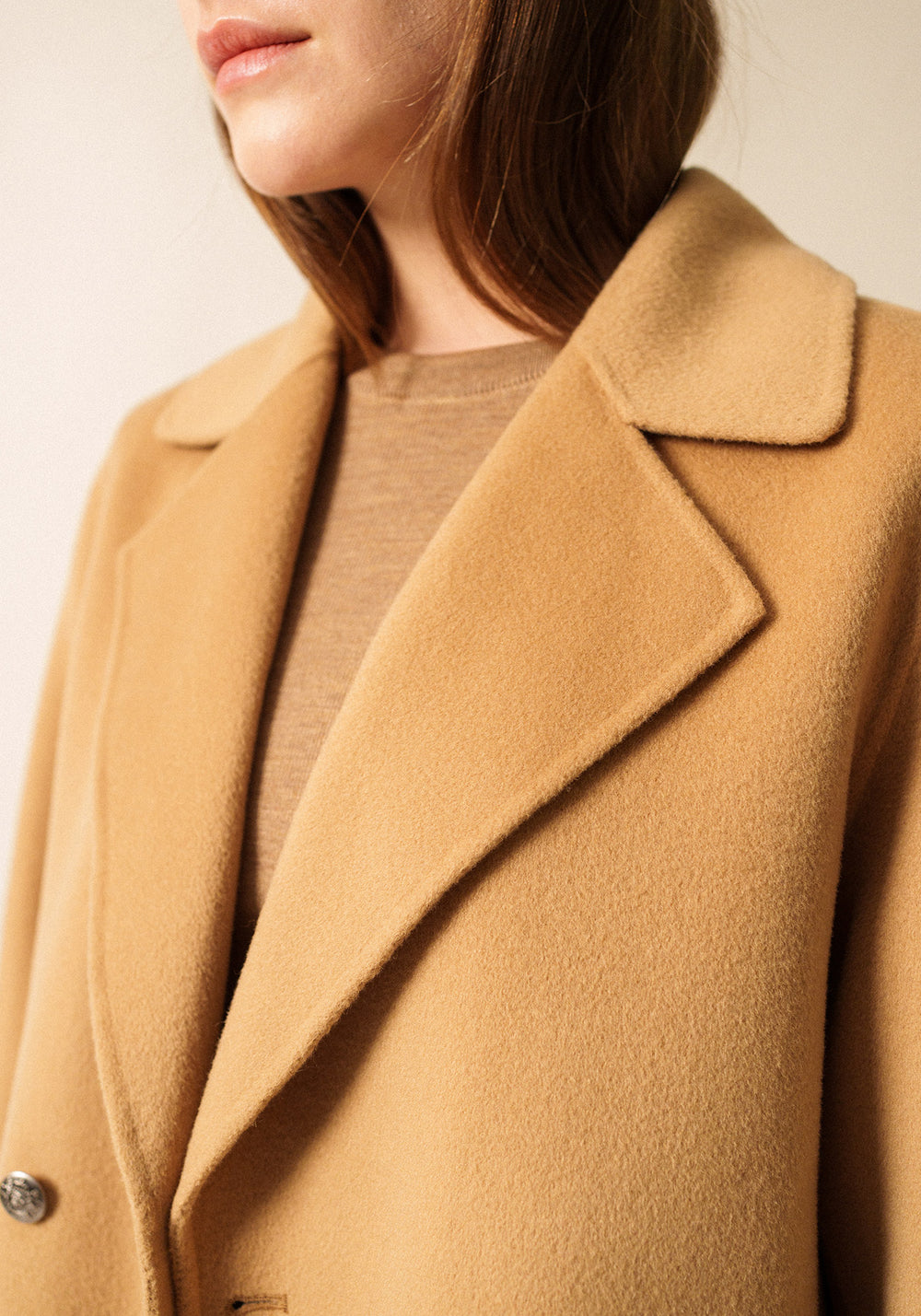 St Elina Peacoat (DARK BEIGE)