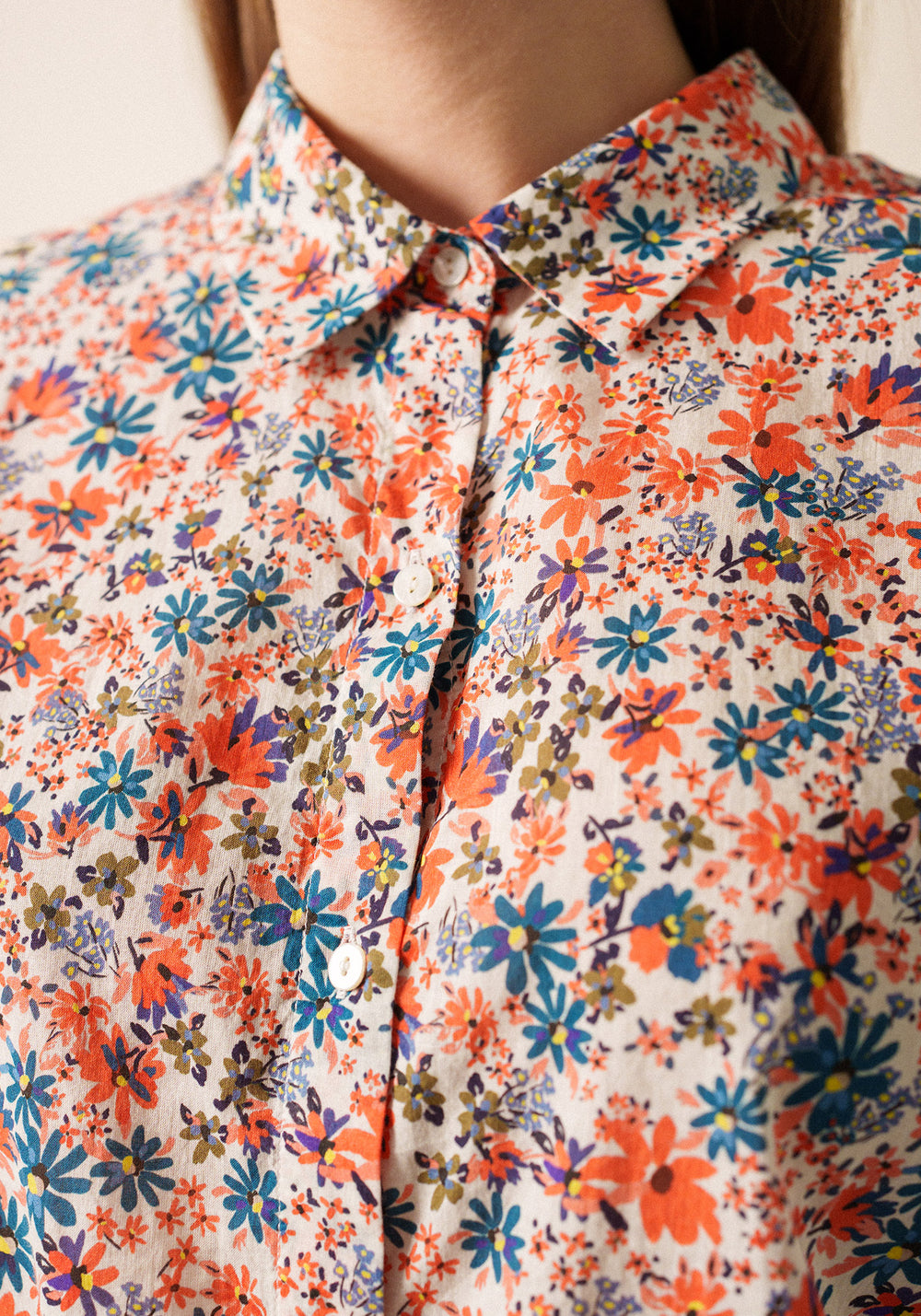 Fanny Veil Blouse (FLORAL)