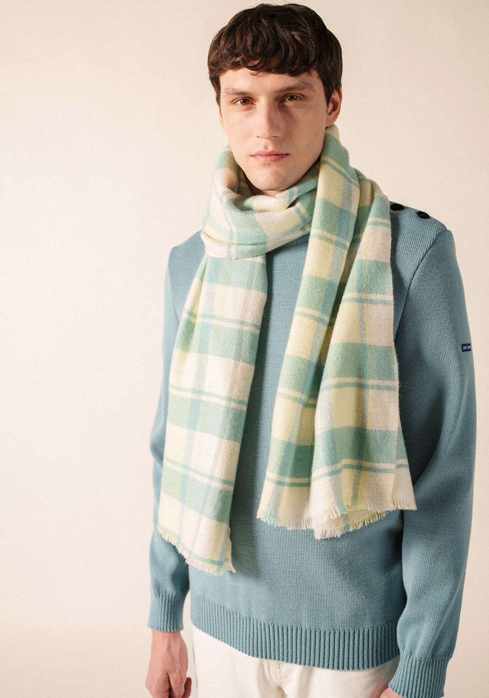 PLAID SCARF (WINTER LIGHT)