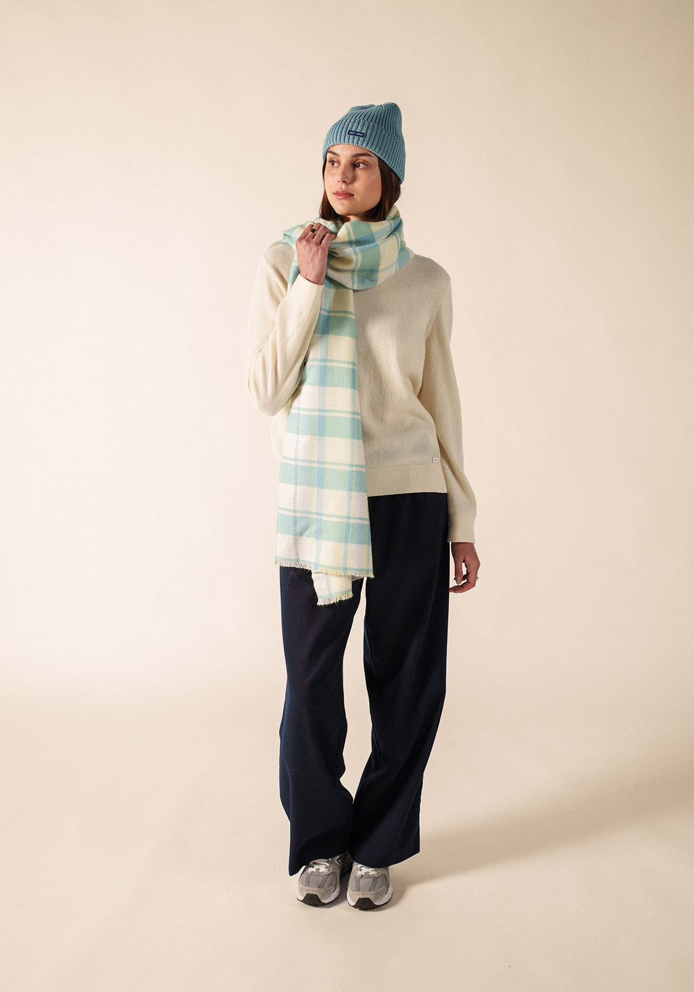 PLAID SCARF (WINTER LIGHT)