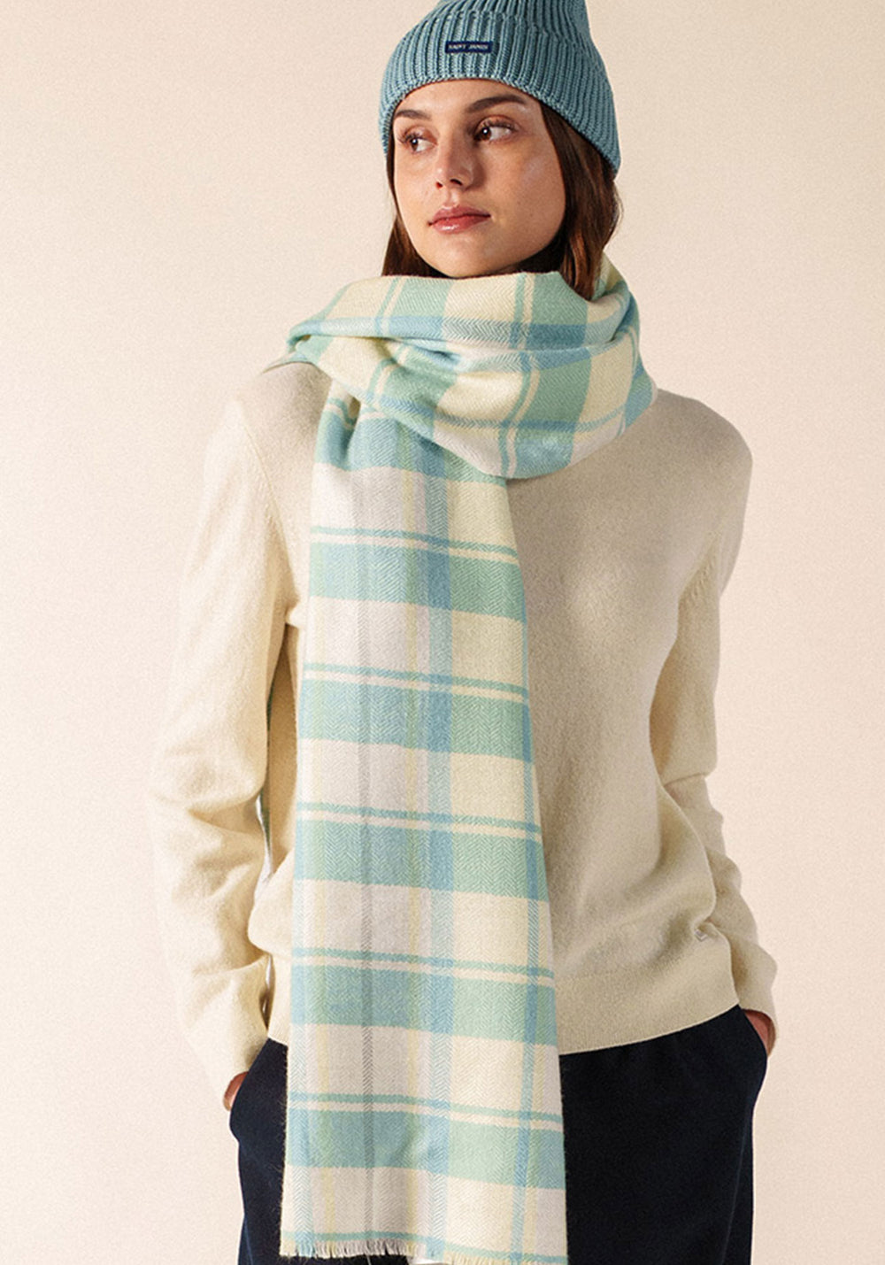 PLAID SCARF (WINTER LIGHT)