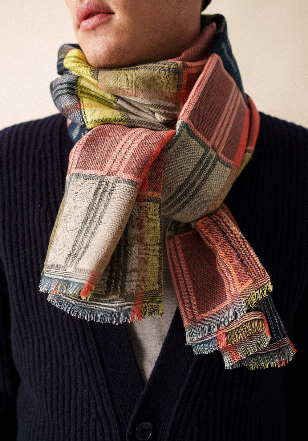 Go Ouest Oversize Scarf  (MULTICO)