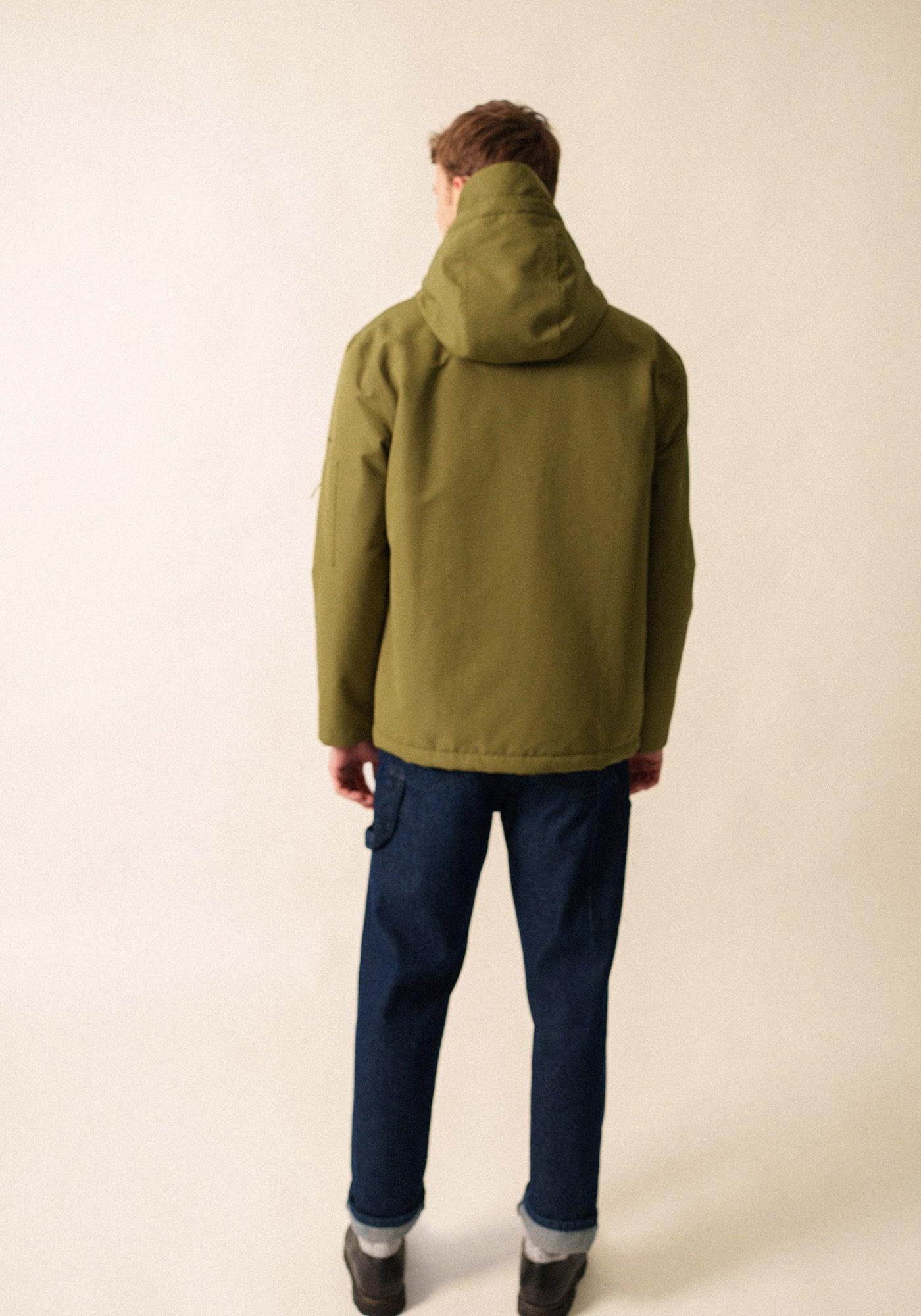 St Denis Hooded Jacket (OLIVE GREEN)