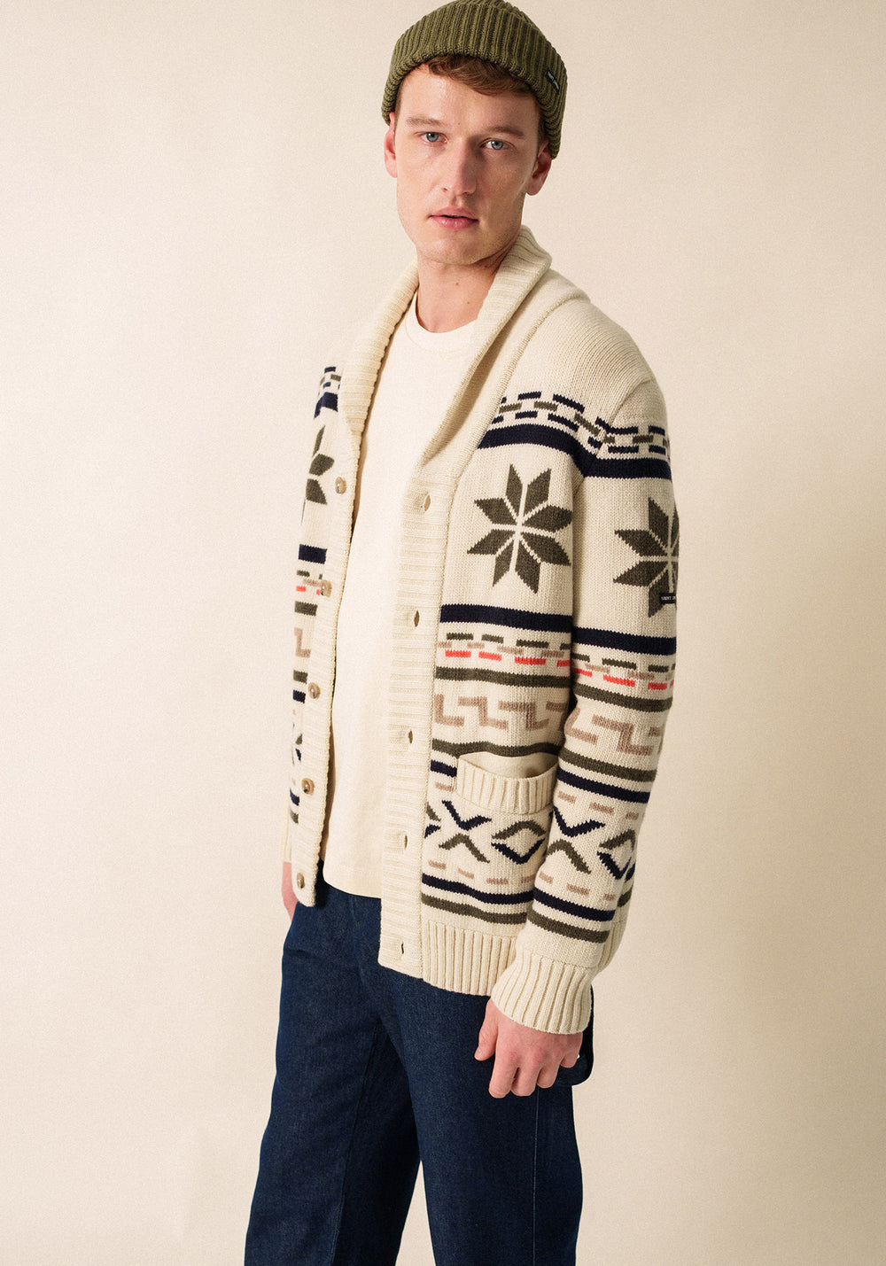 Sion Cardigan (ECRU / MULTICO)