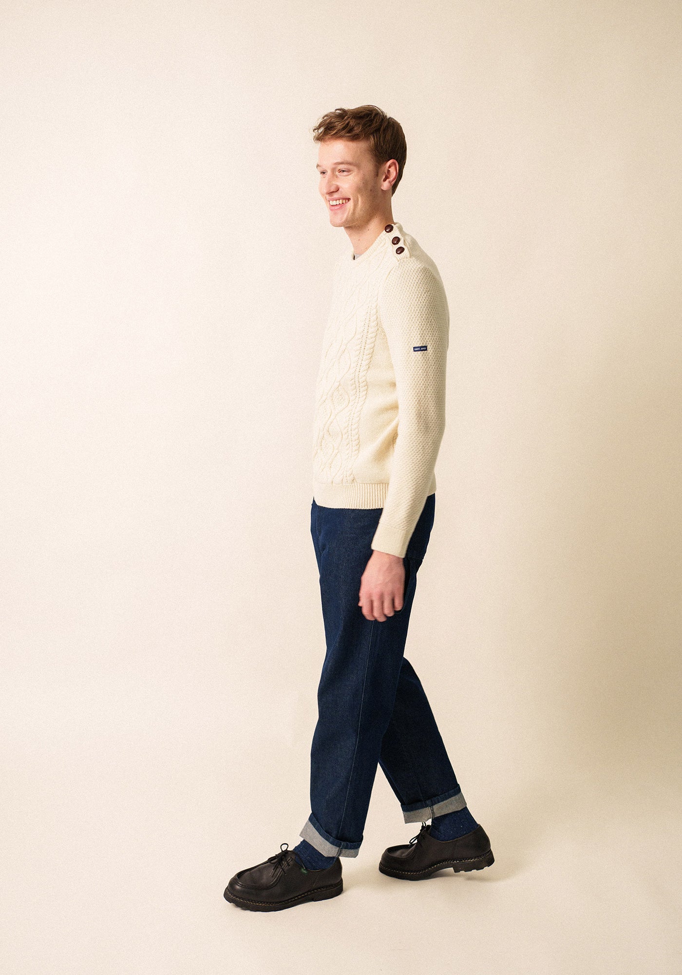 Nyon Cable Knit Sweater (WINTER WHITE)