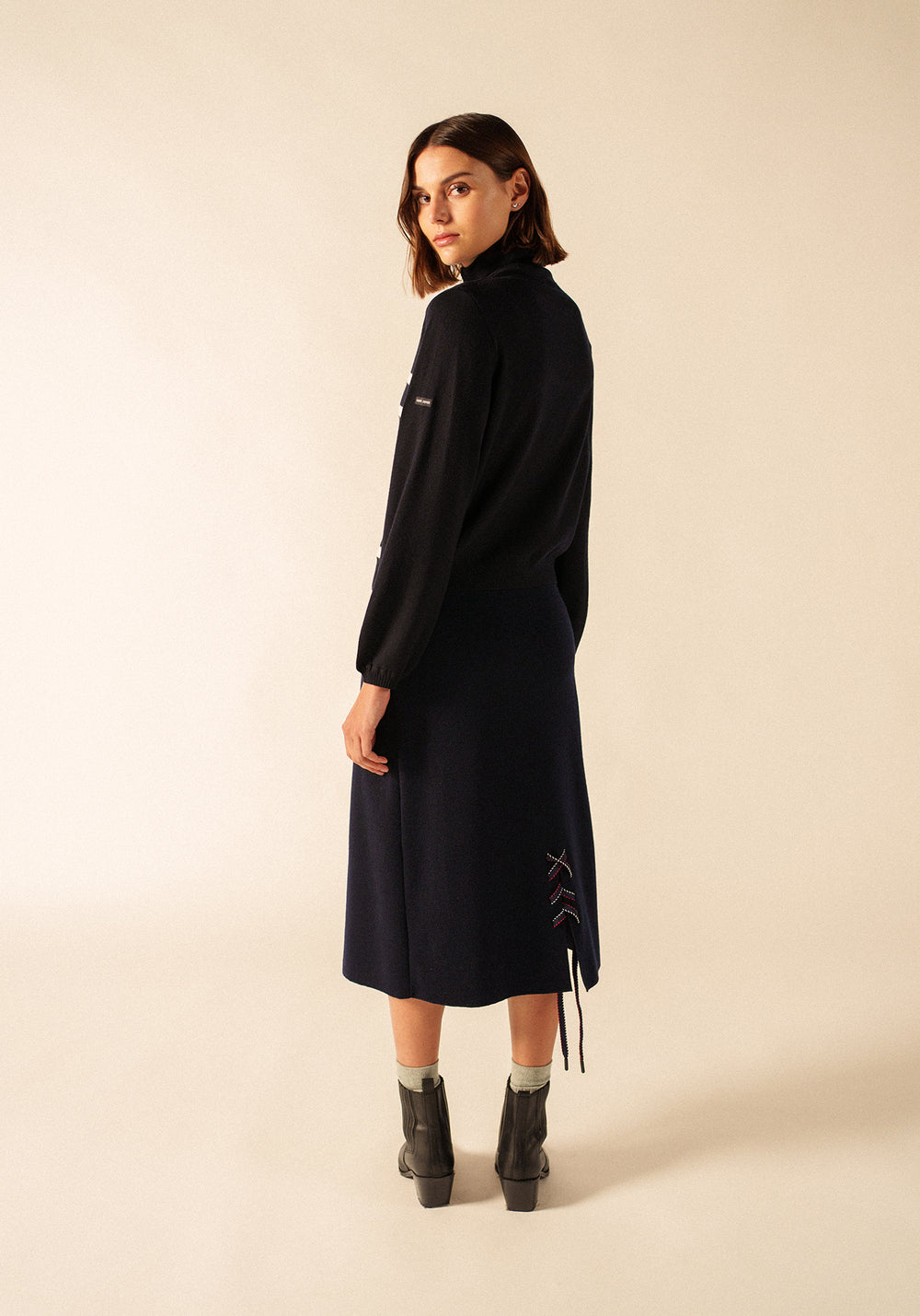 SAILOR Sweater x Isabelle Ballu (NAVY / IVORY)