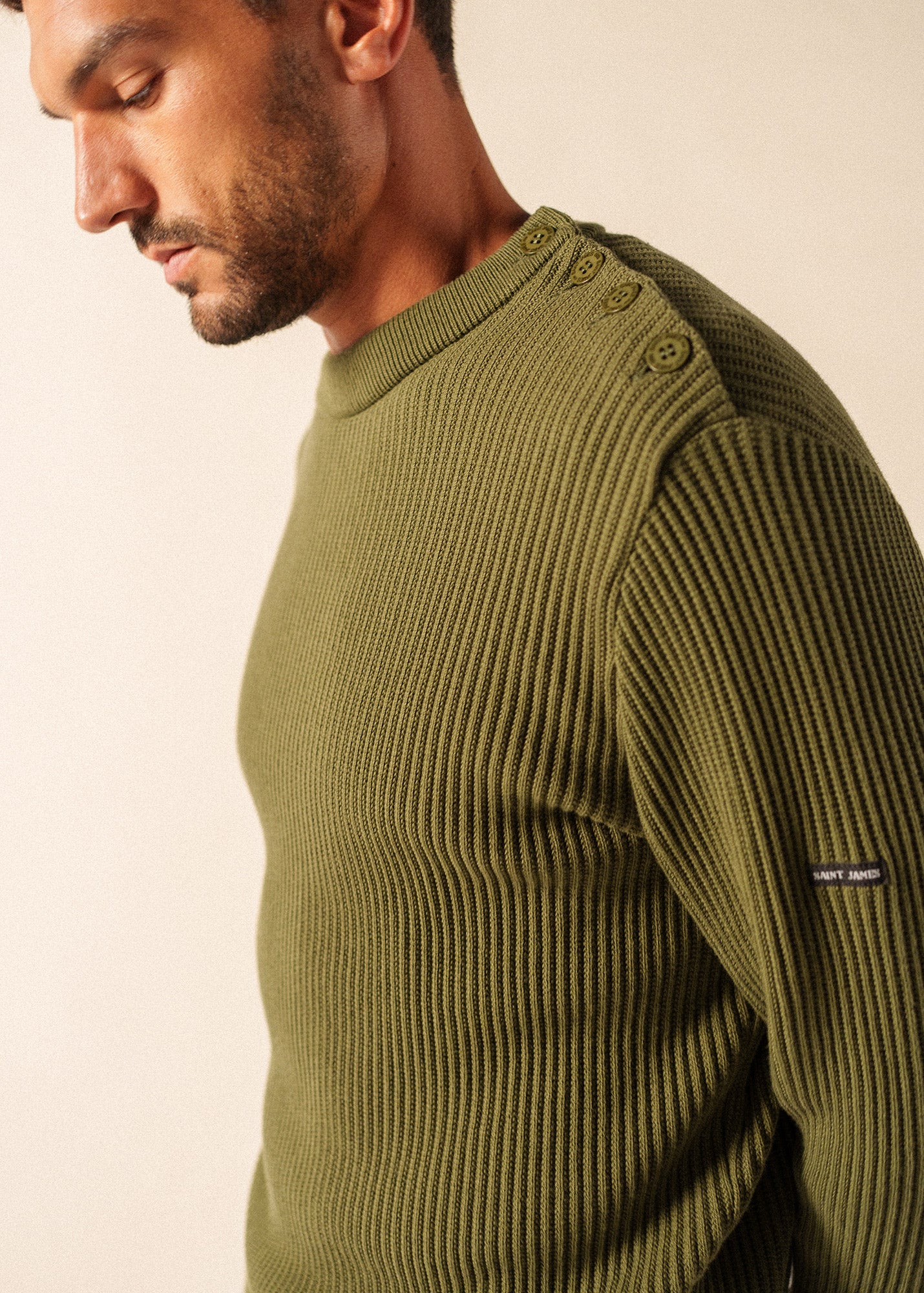 Men Breton Sweaters, Wool Knit Jackets, Saint James® Knitwear