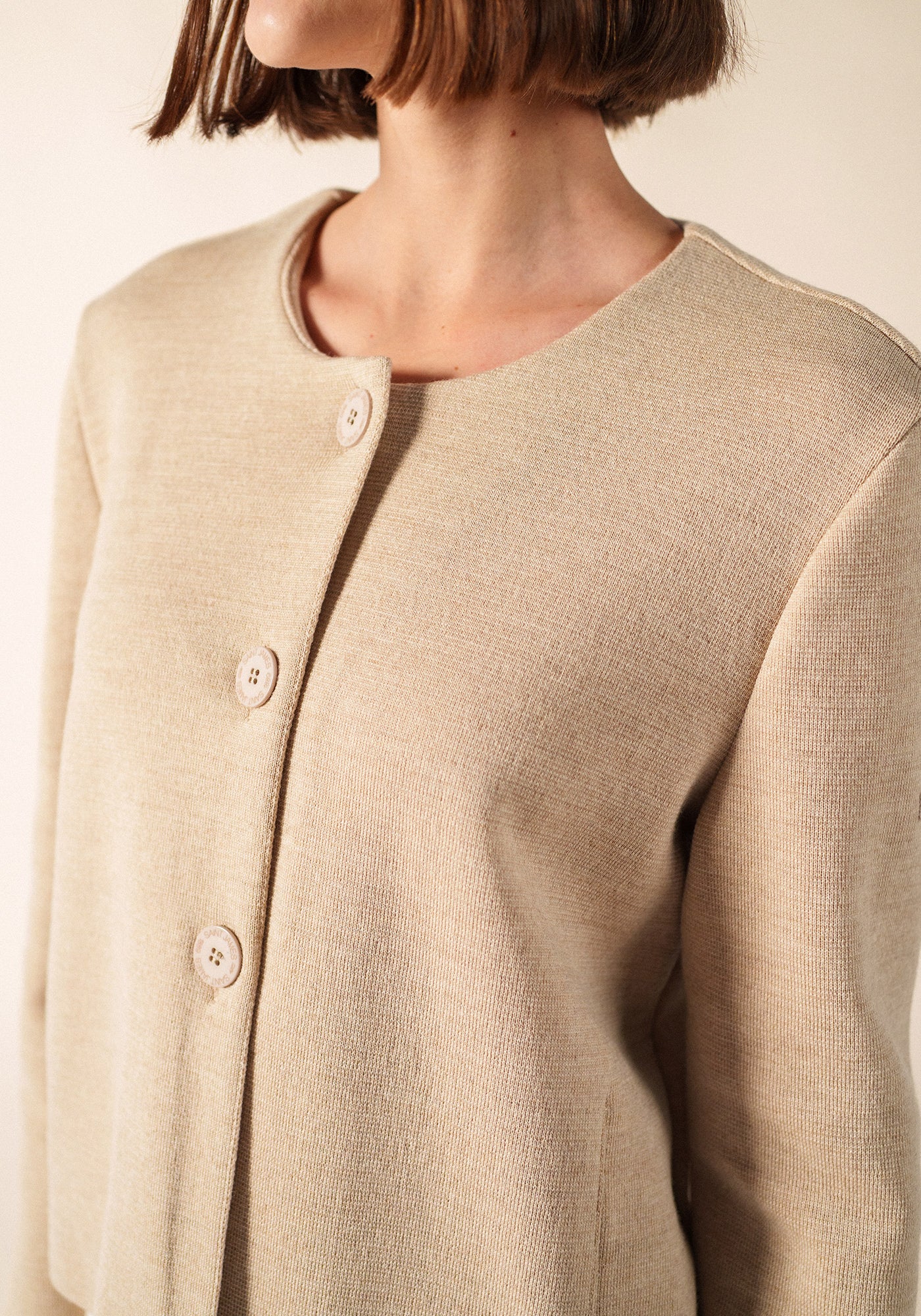 MONTPELLIER Wool Jacket (BEIGE)