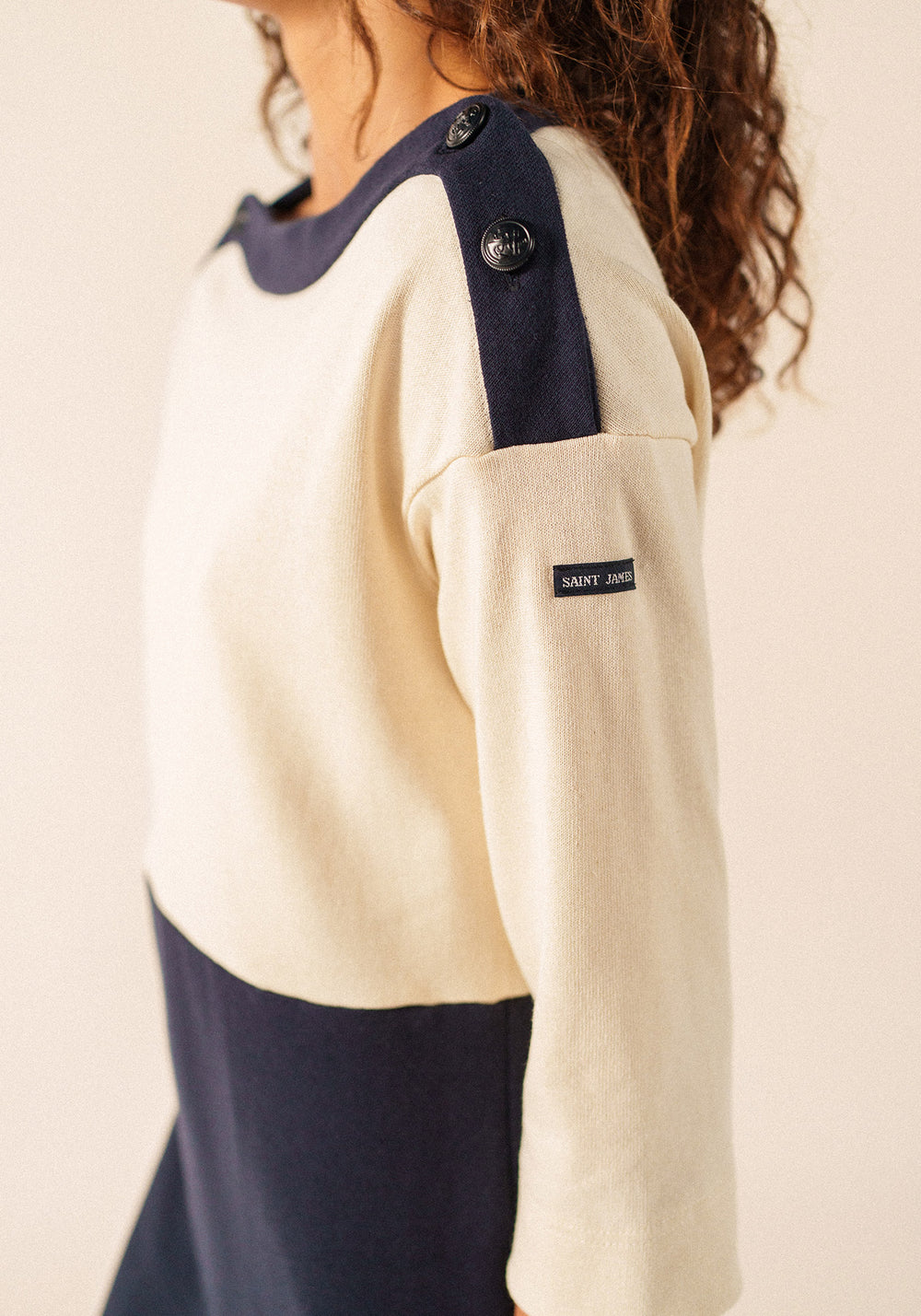 Dali Shift Dress x Isabelle Ballu (NAVY / ECRU)