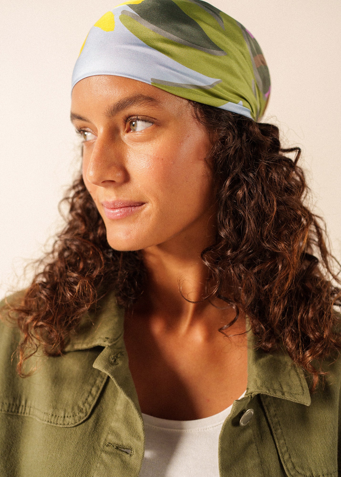 Accalmie Silk Triangle Scarf | 100% Silk Accessory | Saint James