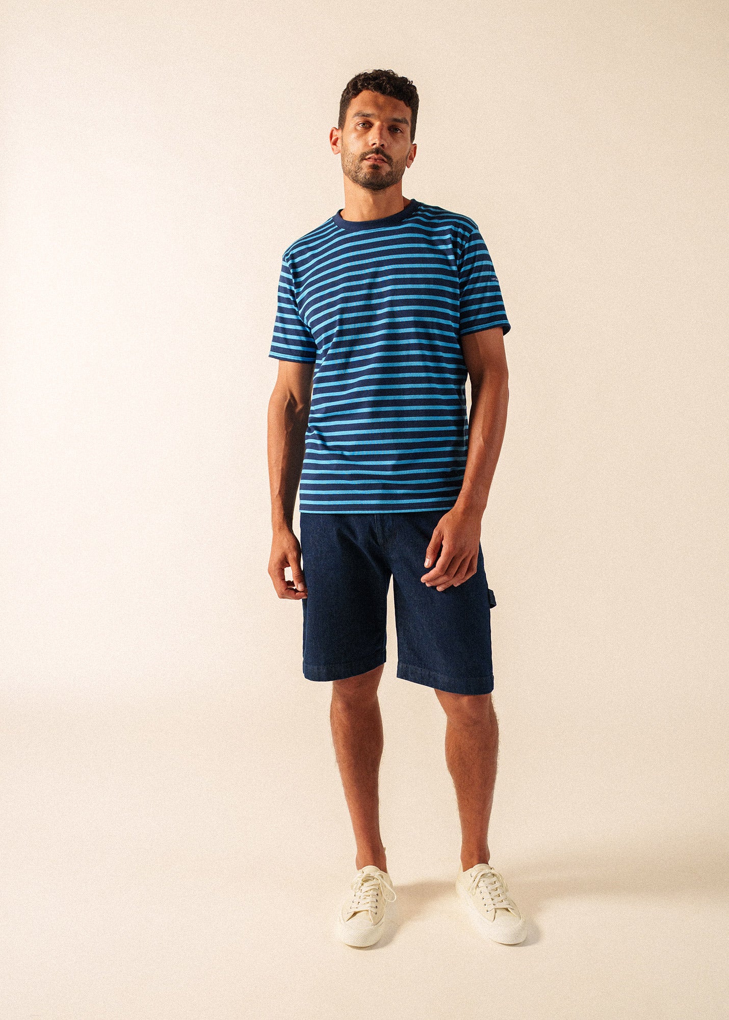 【HYKE（ハイク）】STRIPED FISHERMAN SHIRT 美品HYKE ハイク STRIPED FISHERMAN SHIRT ネイビー - メルカリ