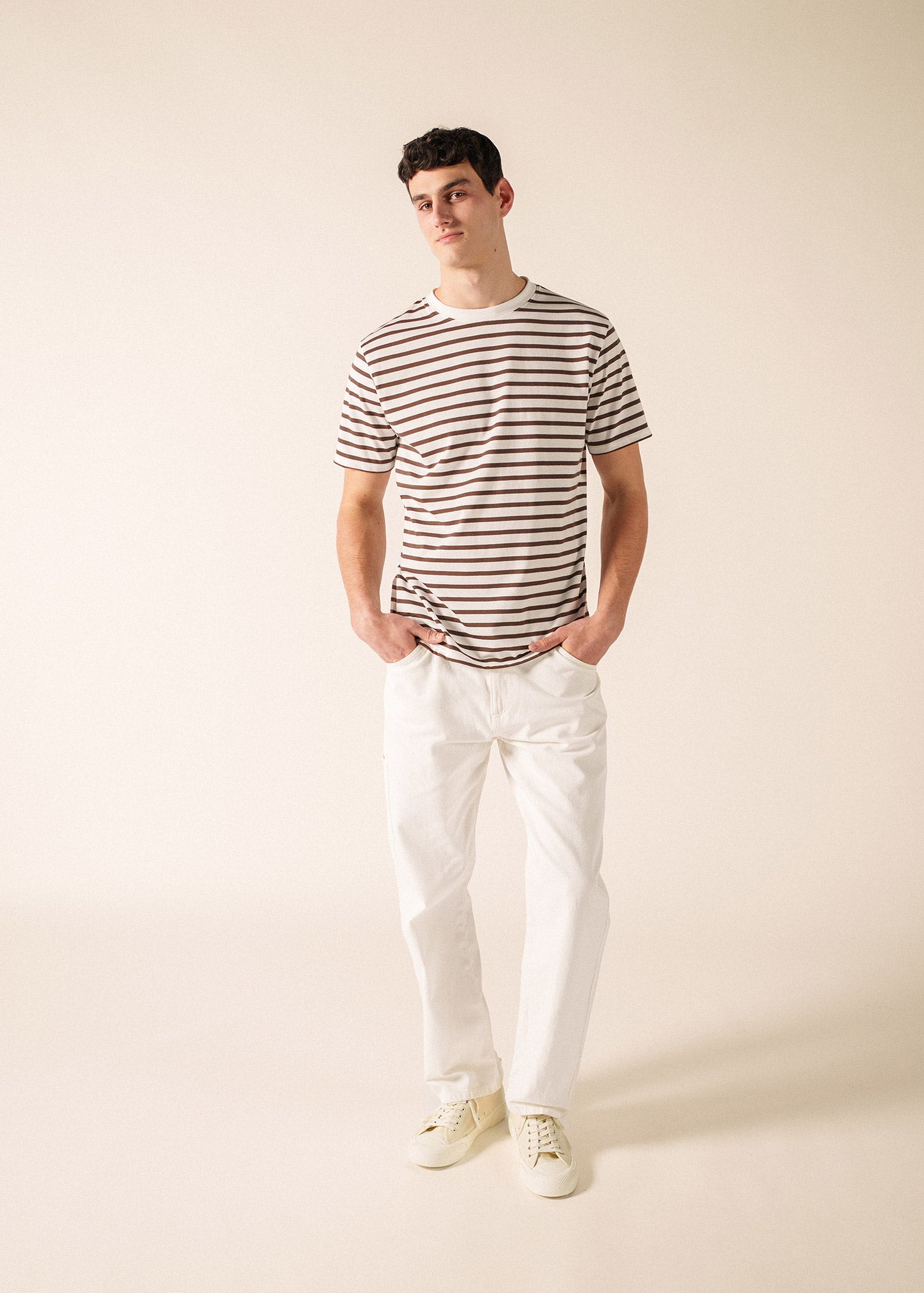 【HYKE（ハイク）】STRIPED FISHERMAN SHIRT 美品HYKE ハイク STRIPED FISHERMAN SHIRT ネイビー - メルカリ