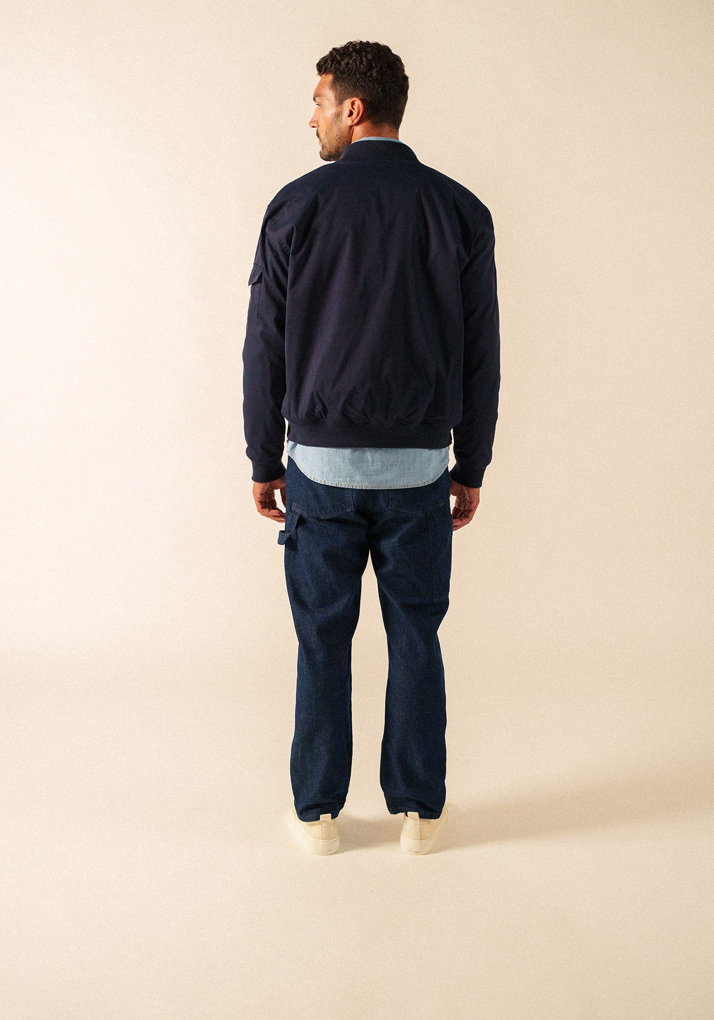 St Dario bomber jacket (NAVY)