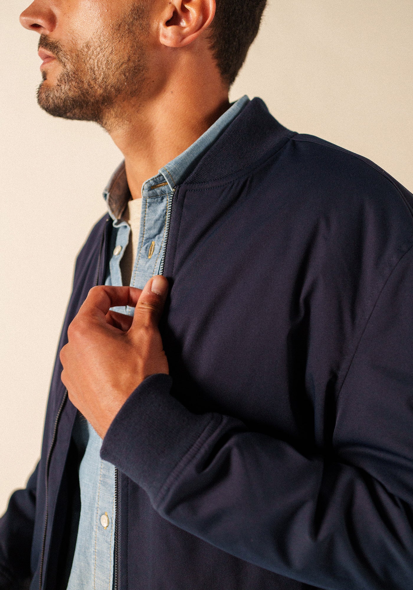 St Dario bomber jacket (NAVY)