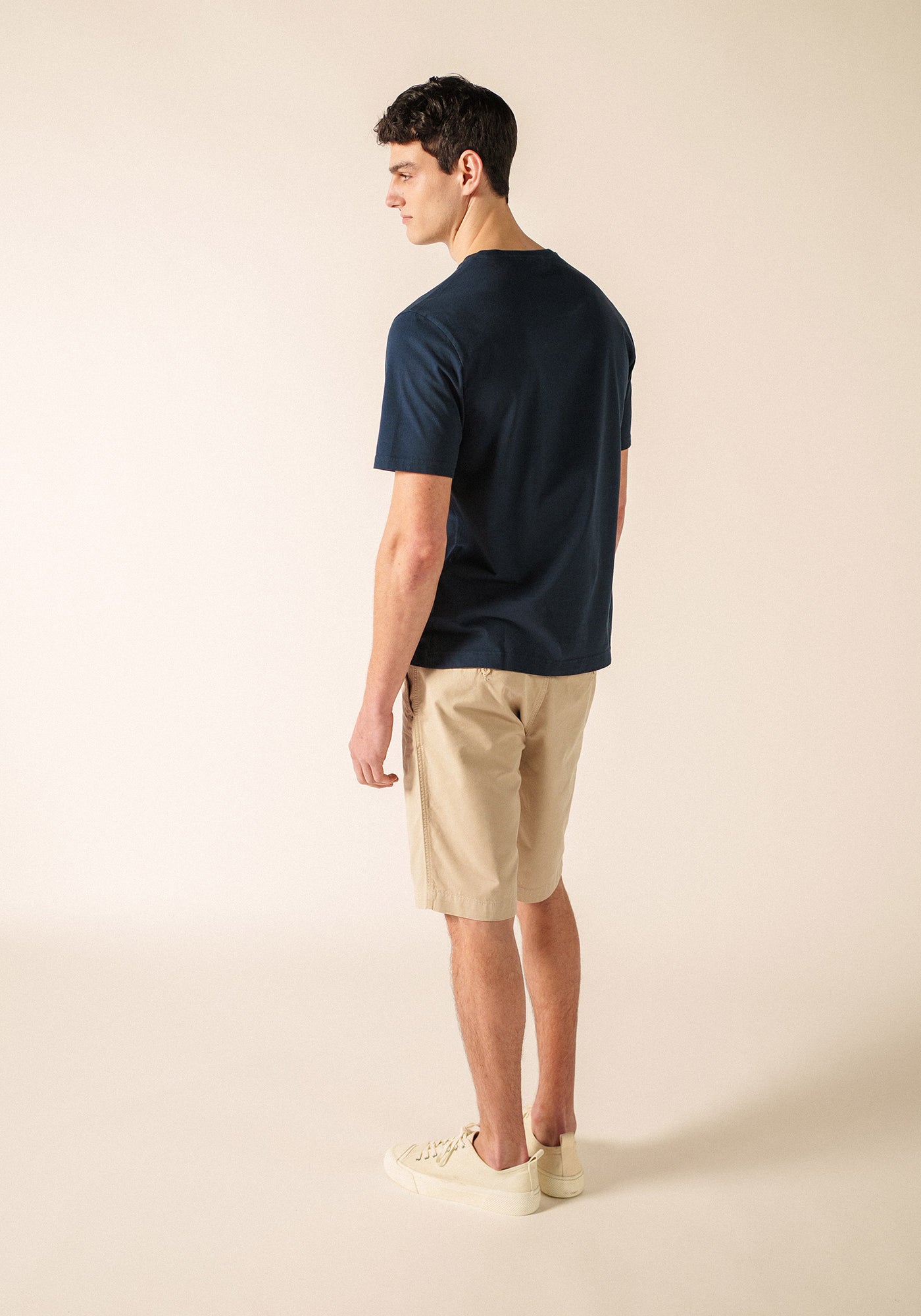 Arsene cotton t-shirt (NAVY)