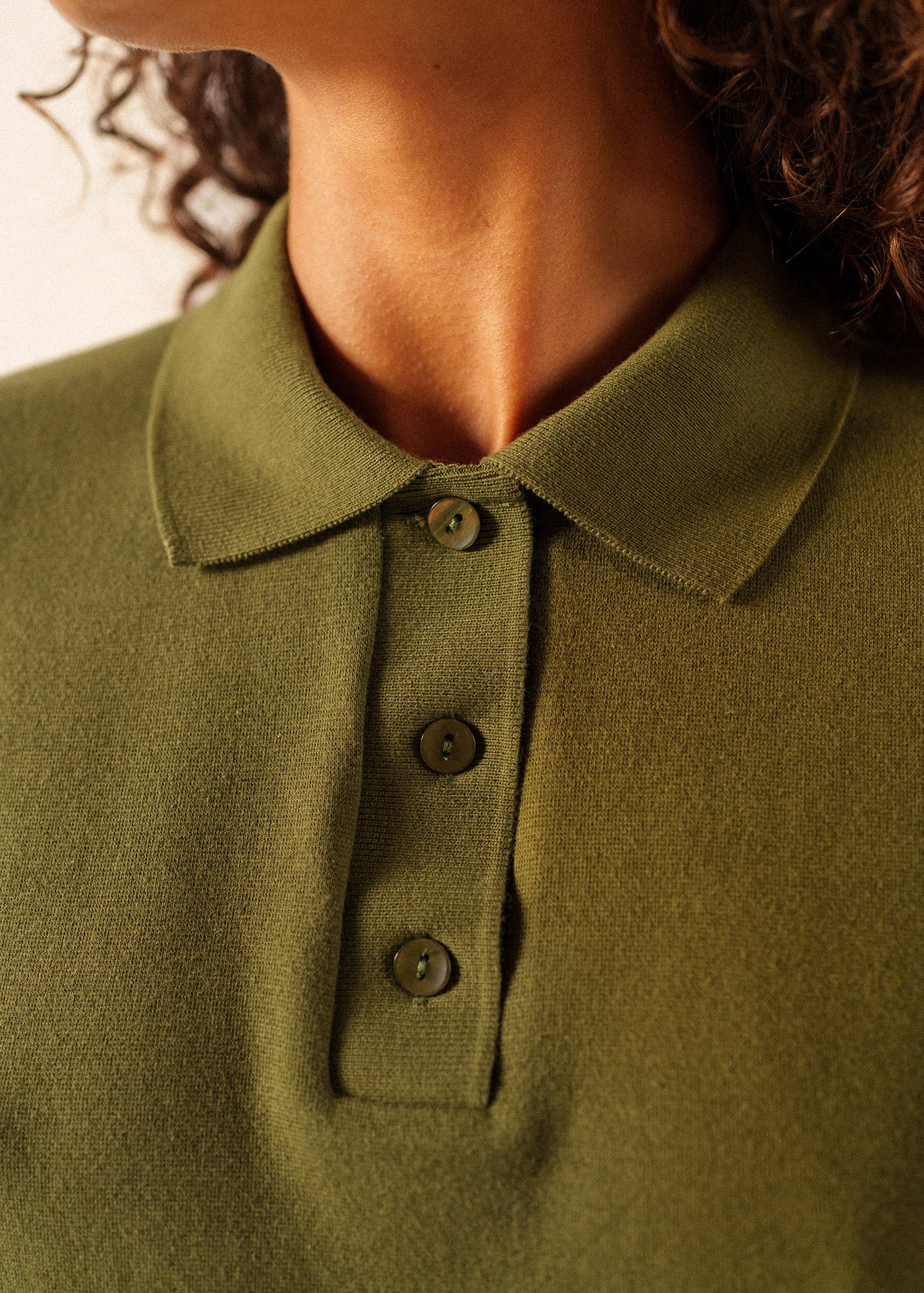 トップス ORIMI SPARCLE KNIT POLO - 1 Carola Interlock Polo | Solid Cotton Blend Polo | Saint James