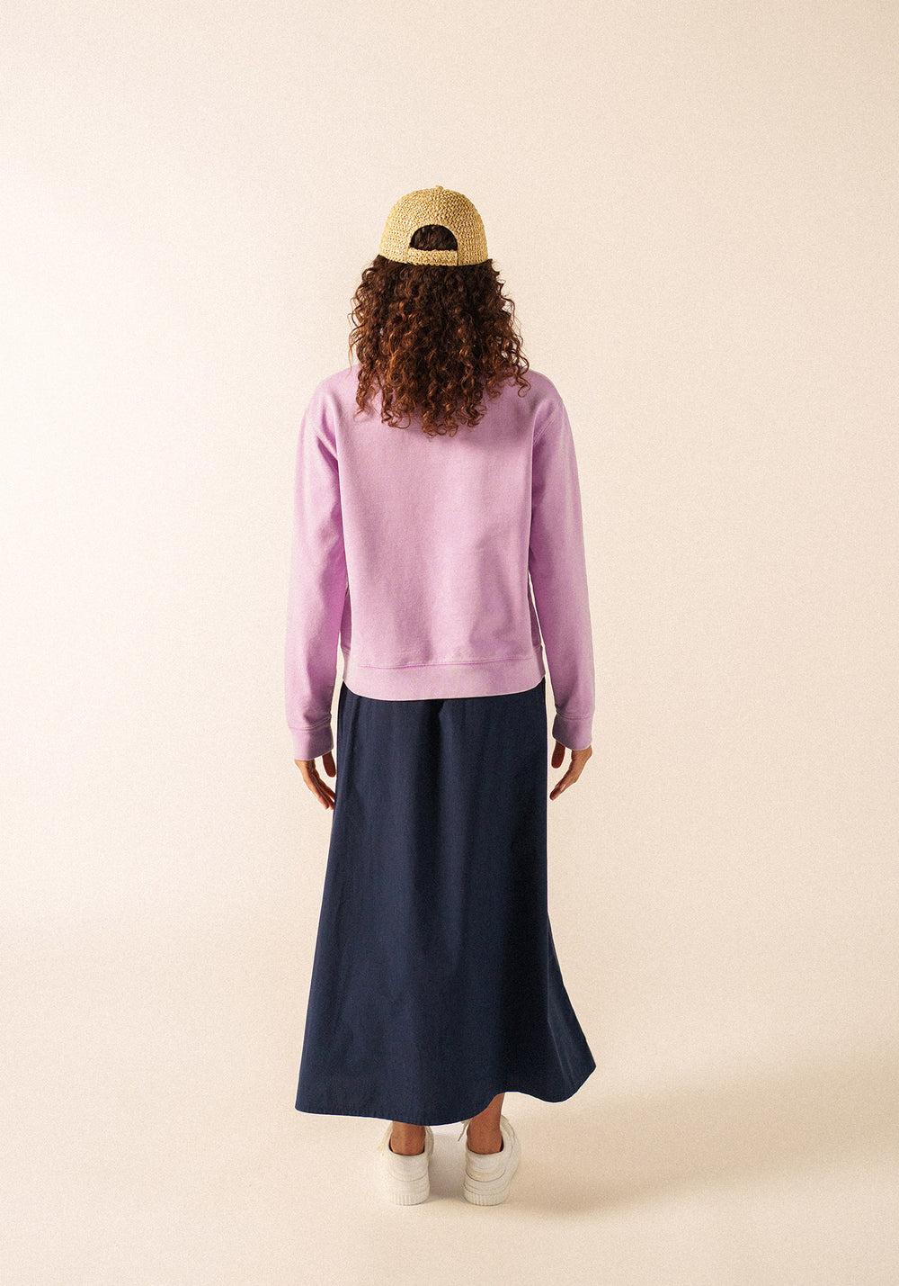 LISE Cotton Sweatshirt (TEA ROSE PINK)