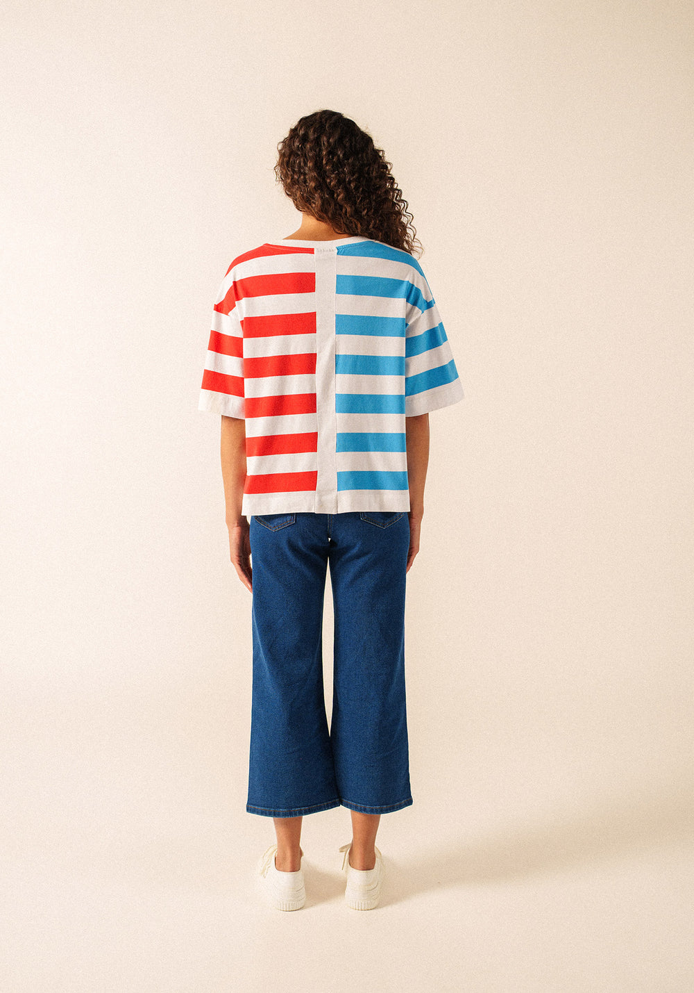 ESTELLE Graphic Striped T-Shirt (PLAY)