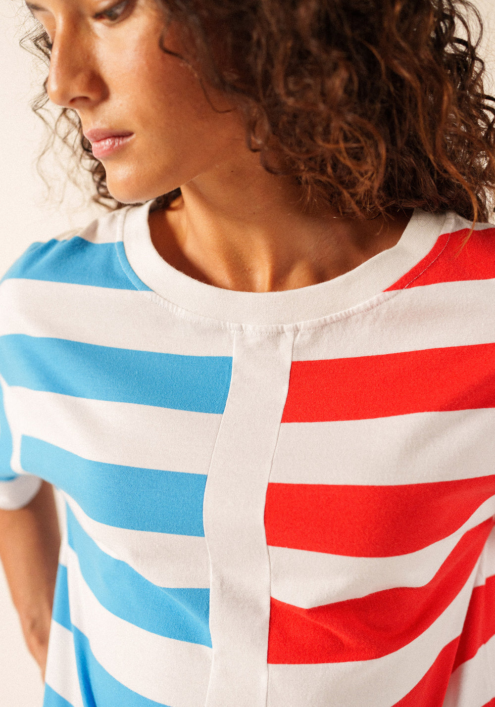 ESTELLE Graphic Striped T-Shirt (PLAY)