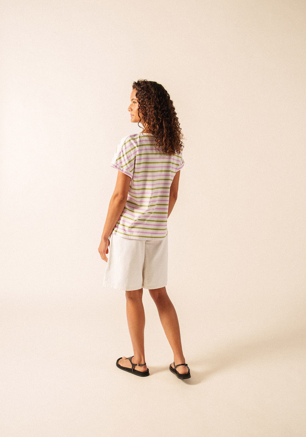 Elise boat neck striped t-shirt (ACCALMIE)