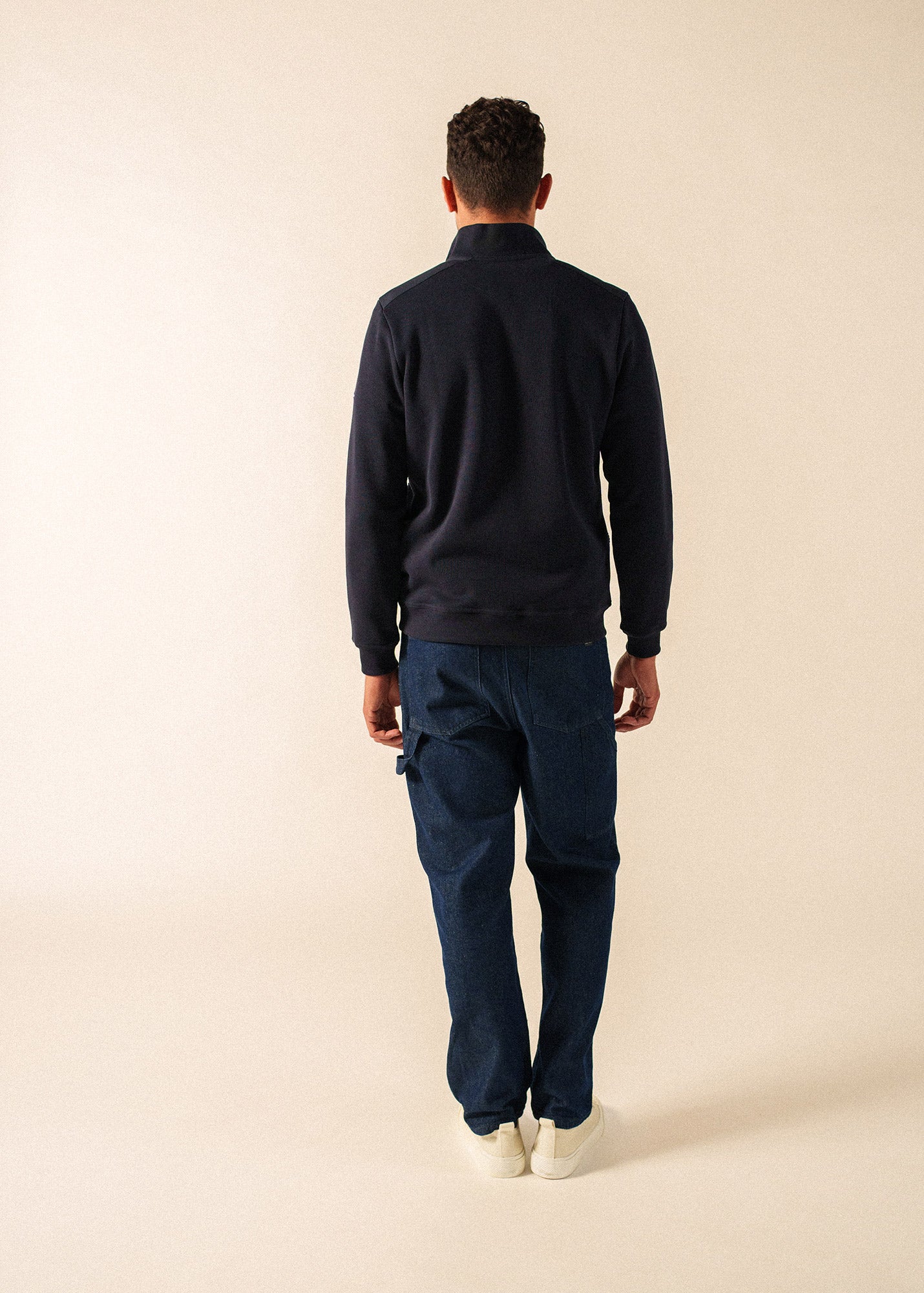 Malo Half-Zip Sweater | Ribbed Mock Neck Knit | Saint James