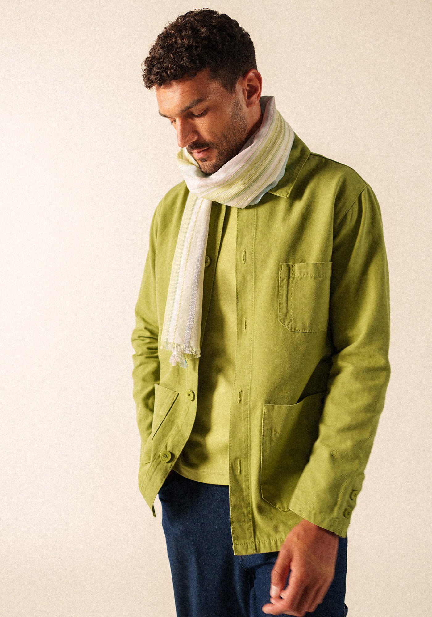 Multicolored striped scarf (ACCALMIE)