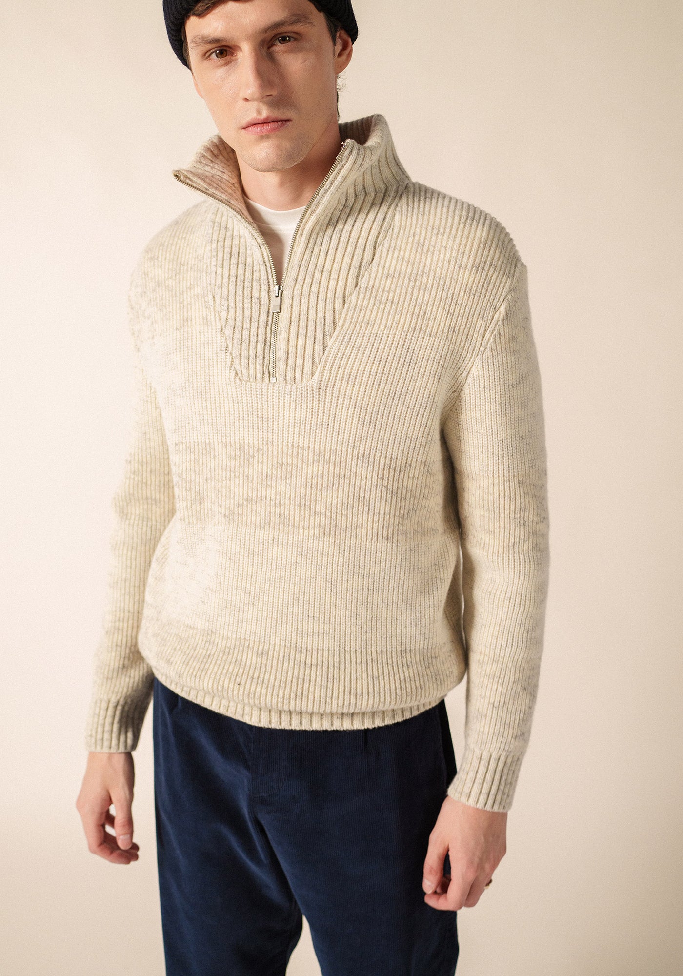 OSSAU Sweater (IVORY MELANGE)