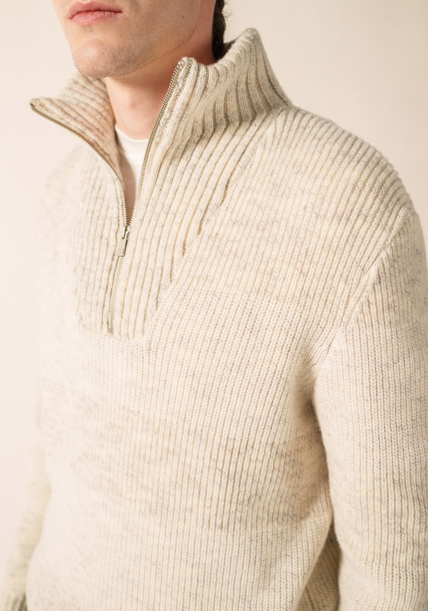 OSSAU Sweater (IVORY MELANGE)