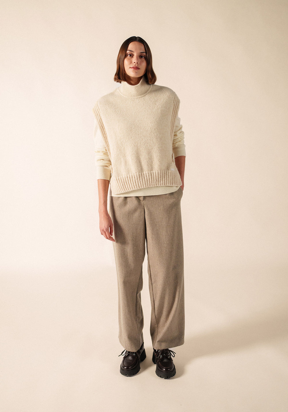 CIBOURE Wool Dickey (IVORY)