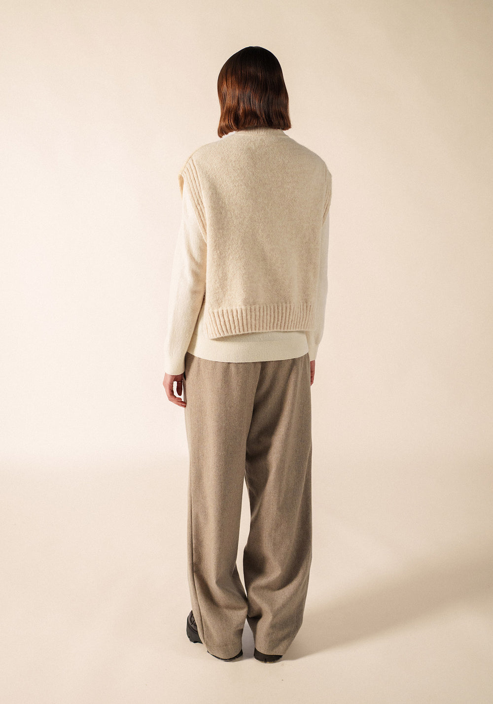 CIBOURE Wool Dickey (IVORY)