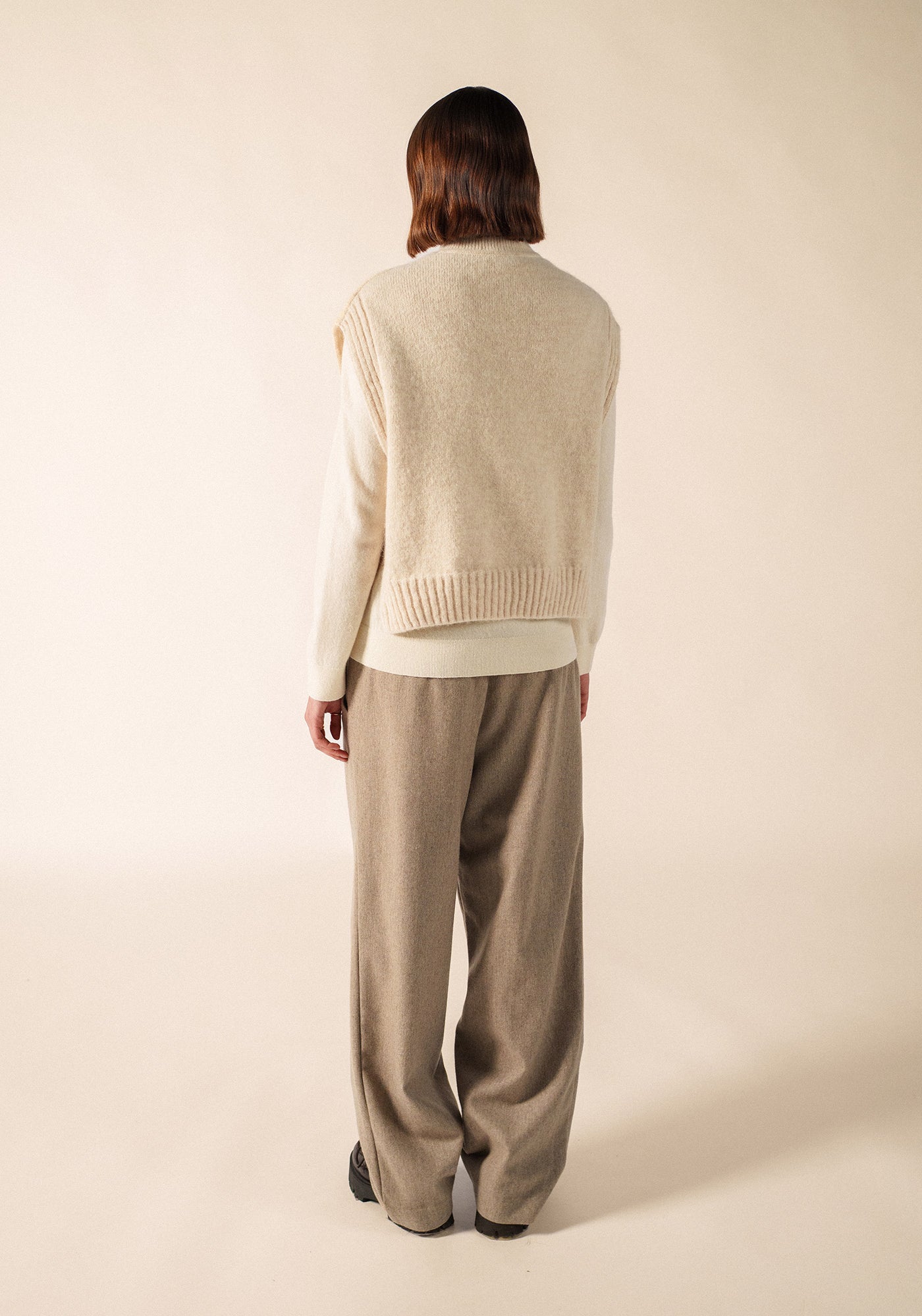 CIBOURE Wool Dickey (IVORY)